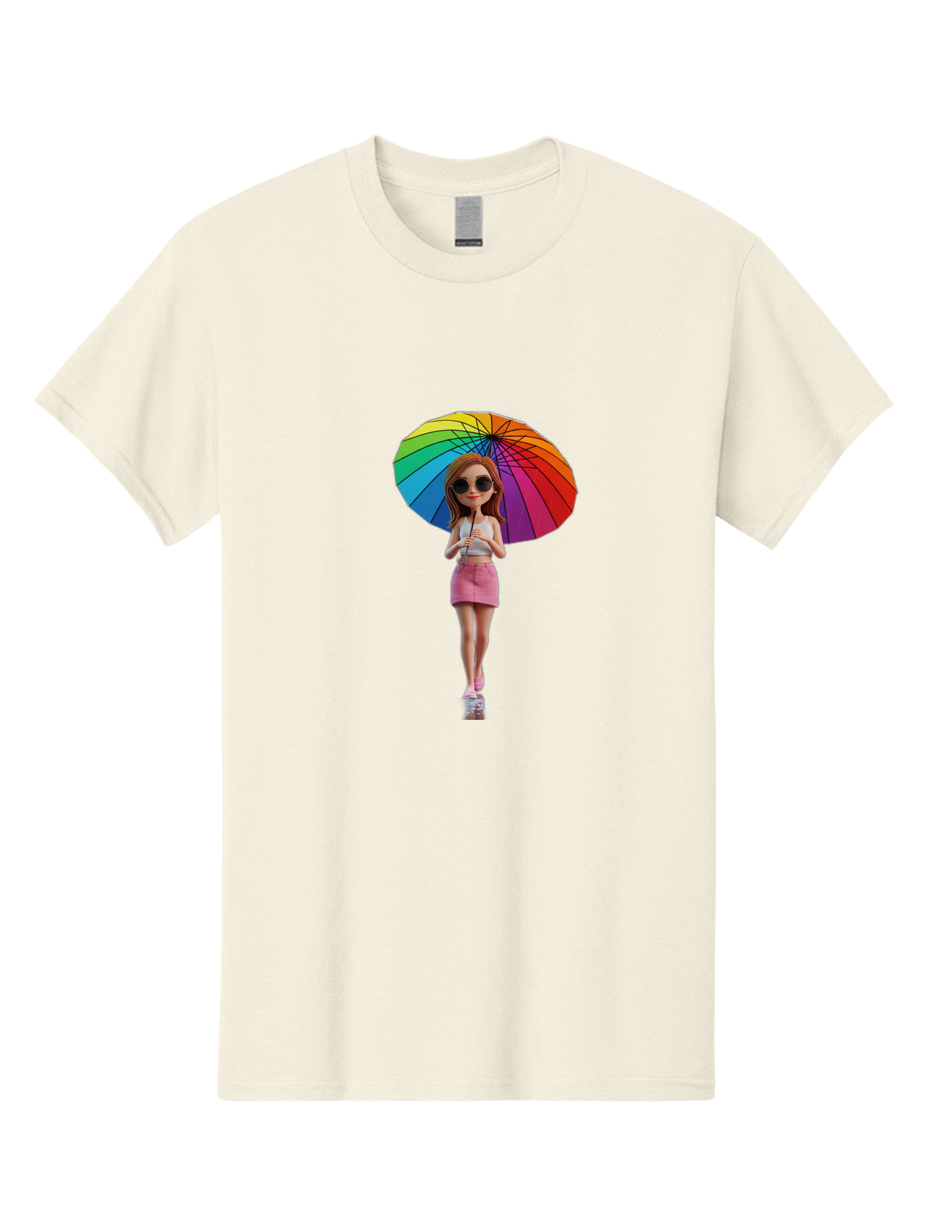 Rainbow-Umbrella-Girl Men'S Graphic Tee, 100% Cotton, Comfortable Casual Summer Wear, Machine Washable, Vintage Camera, Old Camera, Antique Camera, Black Camera, Classic Photography, Photography Equipment, Nostalgic Device, Film Camera, Bai297 6