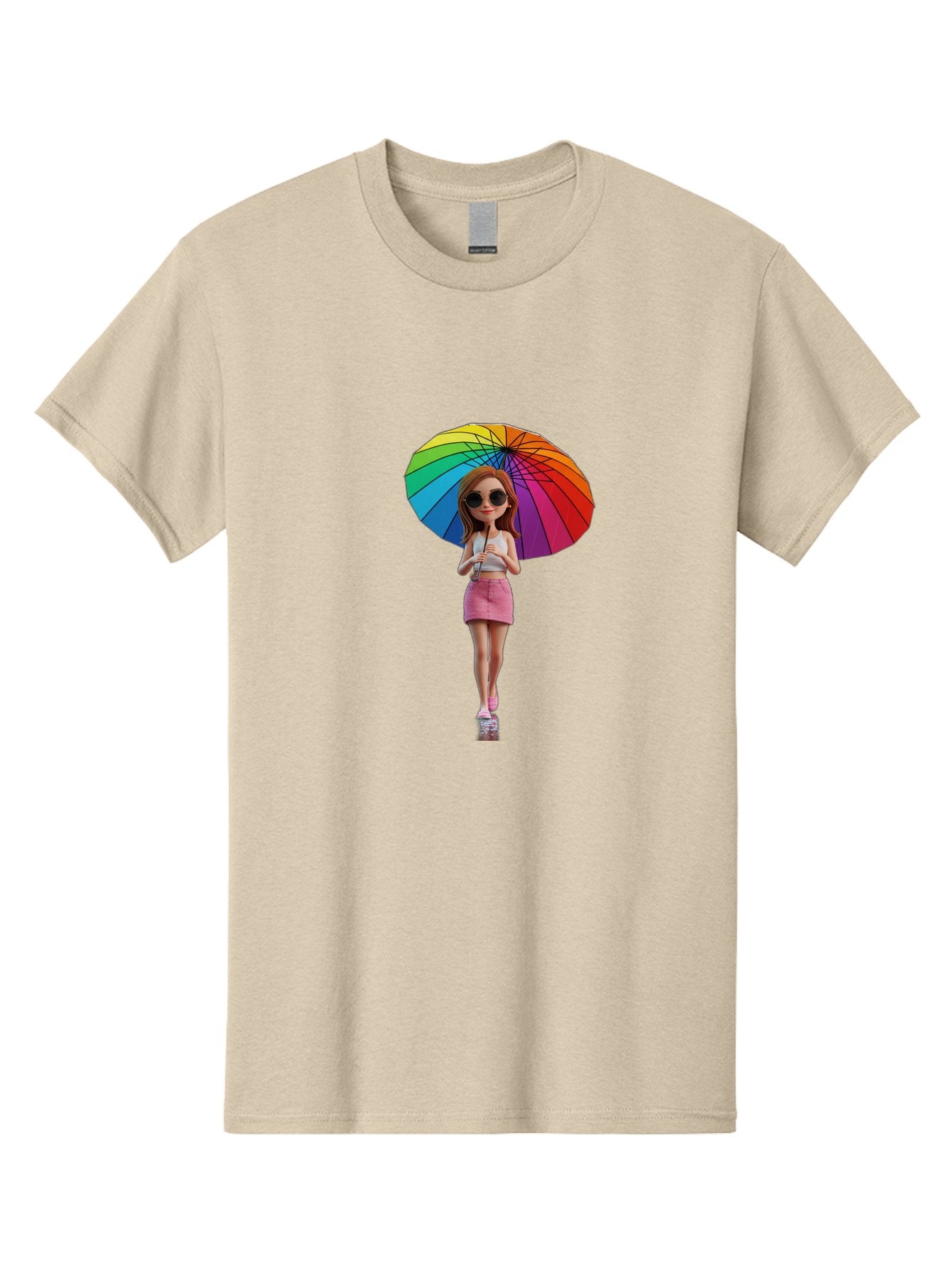 Rainbow-Umbrella-Girl Men'S Graphic Tee, 100% Cotton, Comfortable Casual Summer Wear, Machine Washable, Vintage Camera, Old Camera, Antique Camera, Black Camera, Classic Photography, Photography Equipment, Nostalgic Device, Film Camera, Bai297 10