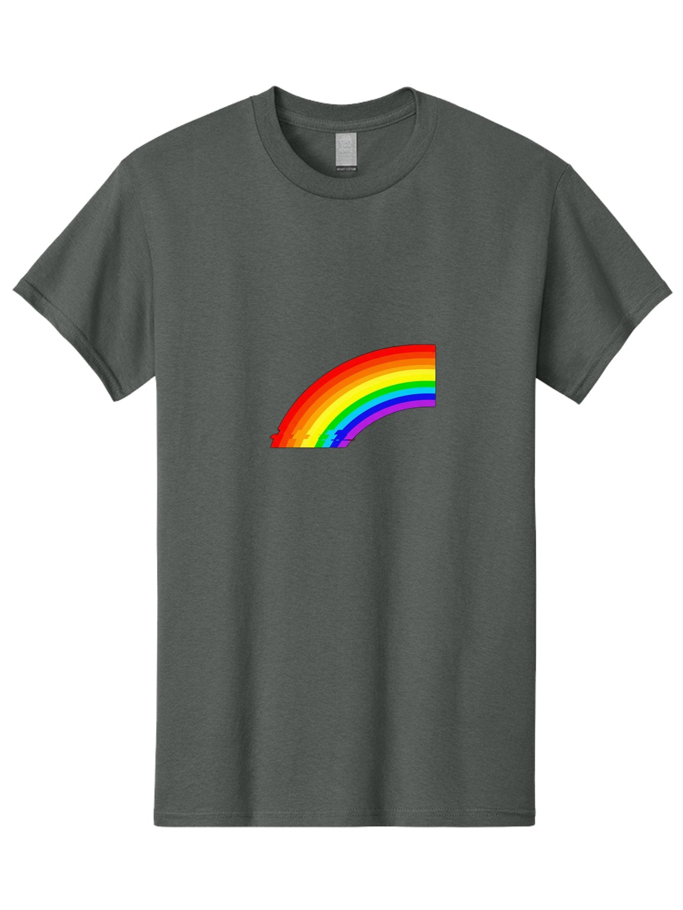 Rainbow Men'S Graphic Tee, 100% Cotton, Comfortable Casual Summer Wear, Machine Washable, Vintage Camera, Old Camera, Antique Camera, Black Camera, Classic Photography, Photography Equipment, Nostalgic Device, Film Camera, Camera Art Bai299 7