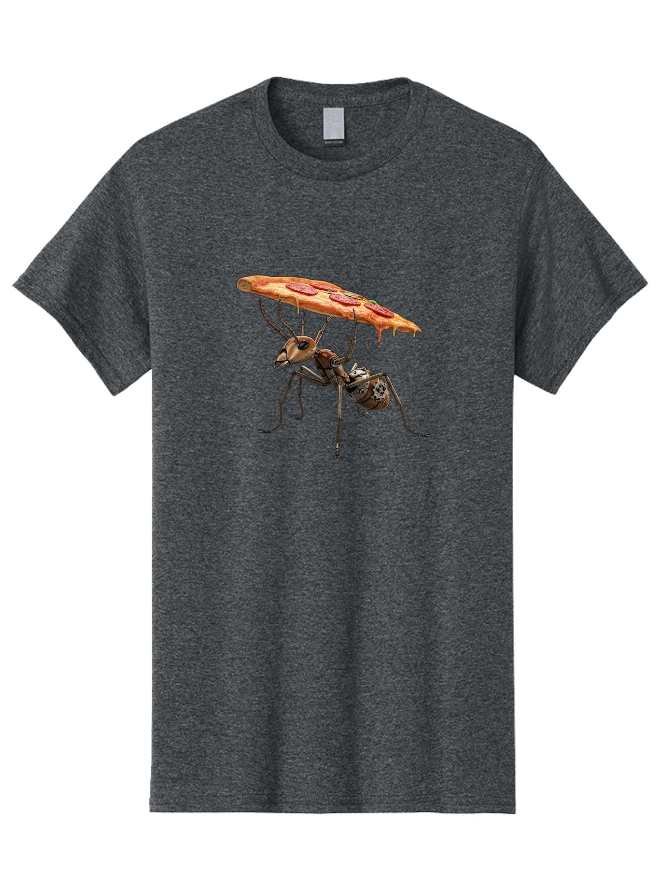 Robot-Ant-Pizza-Carrier Men'S Graphic Tee, 100% Cotton, Comfortable Casual Summer Wear, Machine Washable, Vintage Camera, Old Camera, Antique Camera, Black Camera, Classic Photography, Photography Equipment, Nostalgic Device, Film Camera, Bai303 8