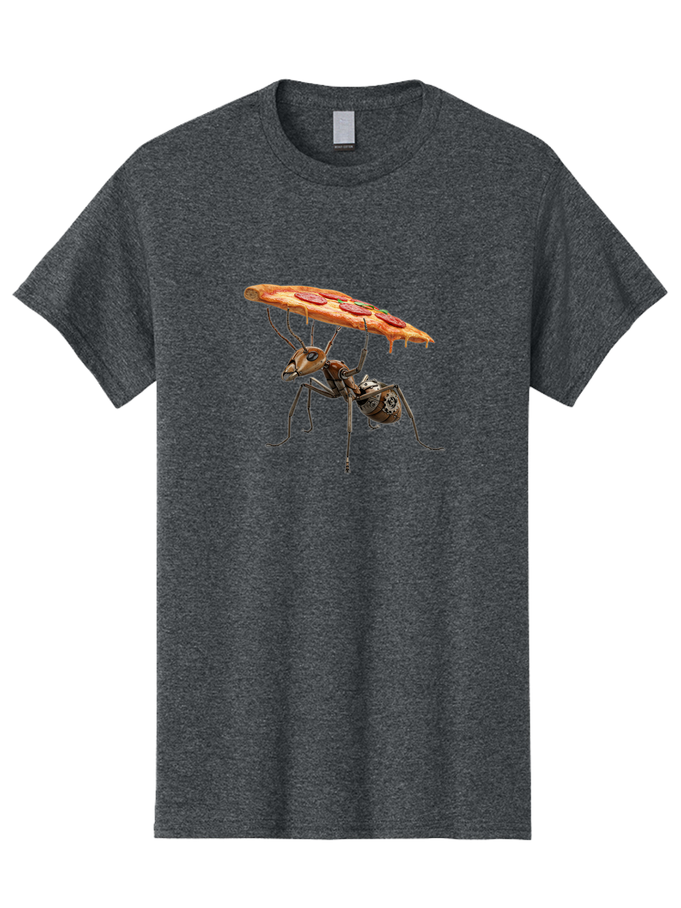 Robot-Ant-Pizza-Carrier Men'S Graphic Tee, 100% Cotton, Comfortable Casual Summer Wear, Machine Washable, Vintage Camera, Old Camera, Antique Camera, Black Camera, Classic Photography, Photography Equipment, Nostalgic Device, Film Camera, Bai303 6