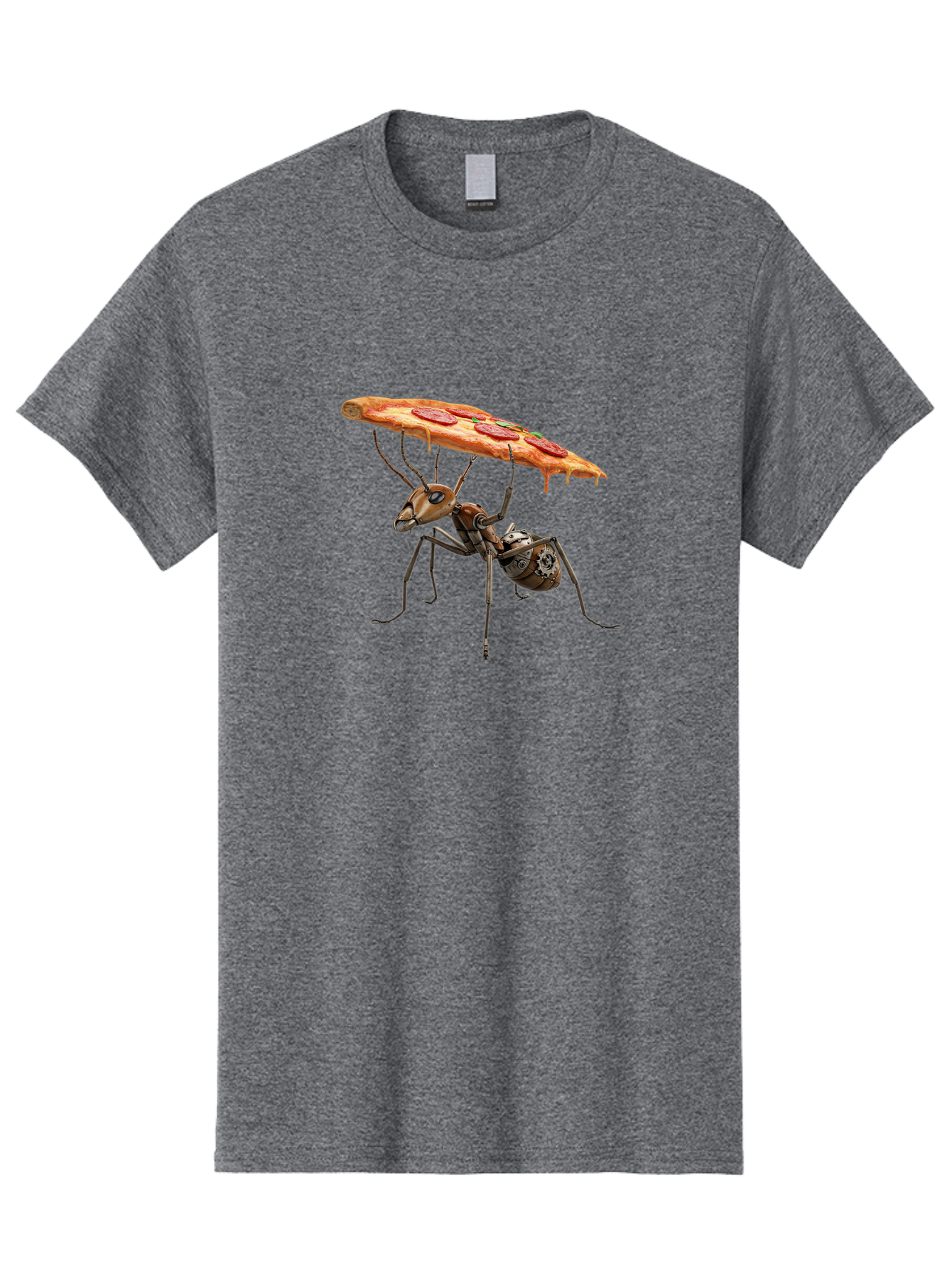 Robot-Ant-Pizza-Carrier Men'S Graphic Tee, 100% Cotton, Comfortable Casual Summer Wear, Machine Washable, Vintage Camera, Old Camera, Antique Camera, Black Camera, Classic Photography, Photography Equipment, Nostalgic Device, Film Camera, Bai303 12