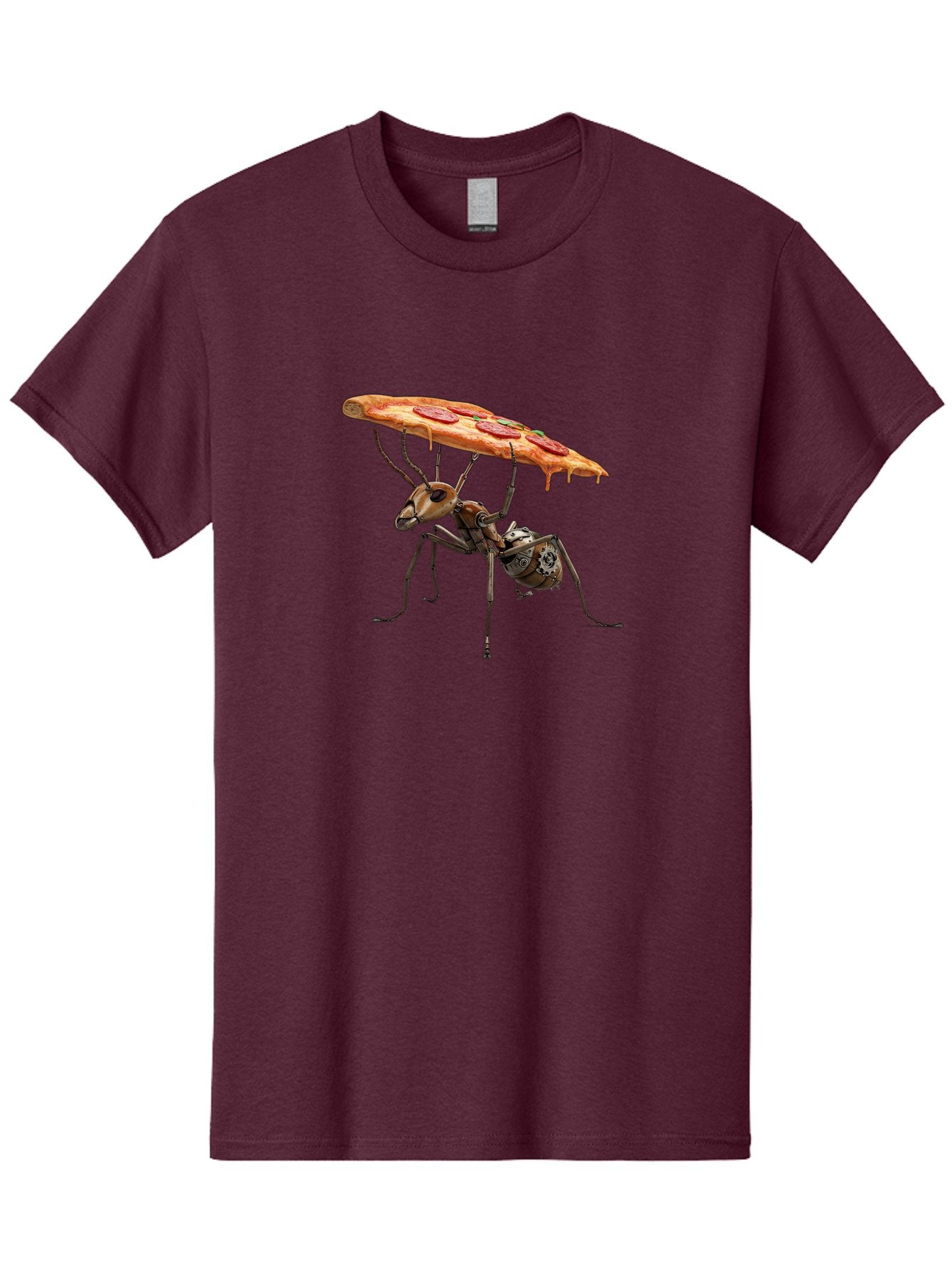 Robot-Ant-Pizza-Carrier Men'S Graphic Tee, 100% Cotton, Comfortable Casual Summer Wear, Machine Washable, Vintage Camera, Old Camera, Antique Camera, Black Camera, Classic Photography, Photography Equipment, Nostalgic Device, Film Camera, Bai303 5