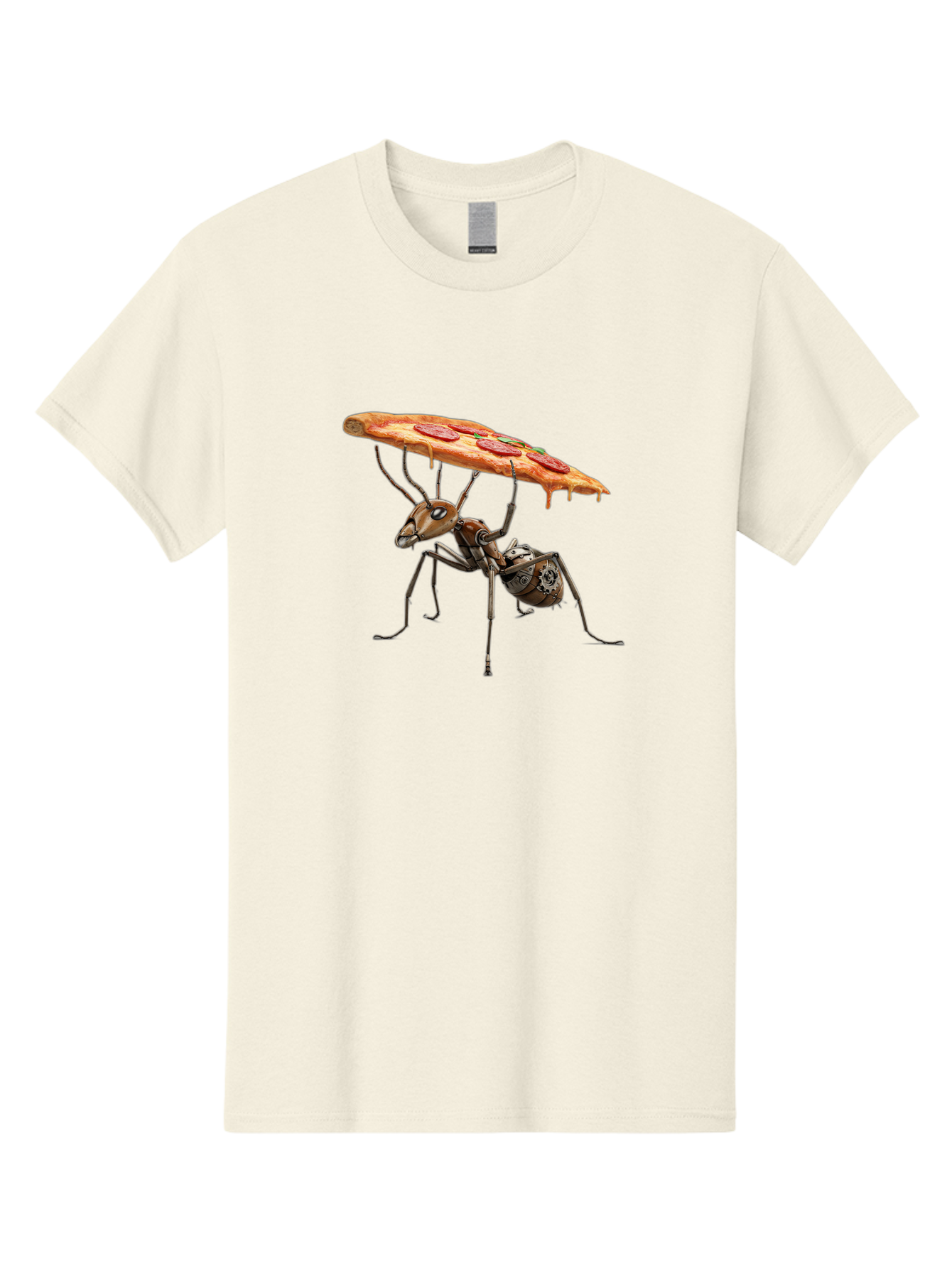 Robot-Ant-Pizza-Carrier Men'S Graphic Tee, 100% Cotton, Comfortable Casual Summer Wear, Machine Washable, Vintage Camera, Old Camera, Antique Camera, Black Camera, Classic Photography, Photography Equipment, Nostalgic Device, Film Camera, Bai303 7