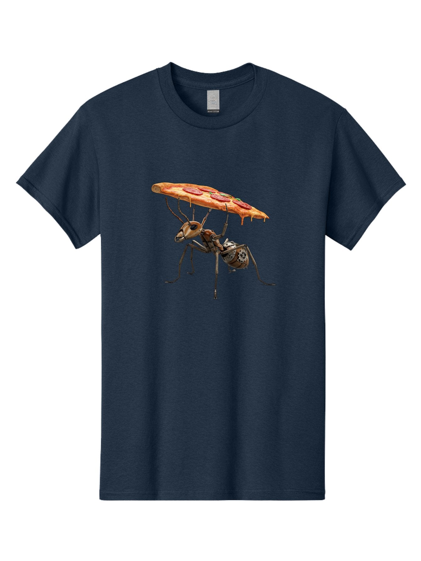 Robot-Ant-Pizza-Carrier Men'S Graphic Tee, 100% Cotton, Comfortable Casual Summer Wear, Machine Washable, Vintage Camera, Old Camera, Antique Camera, Black Camera, Classic Photography, Photography Equipment, Nostalgic Device, Film Camera, Bai303 10