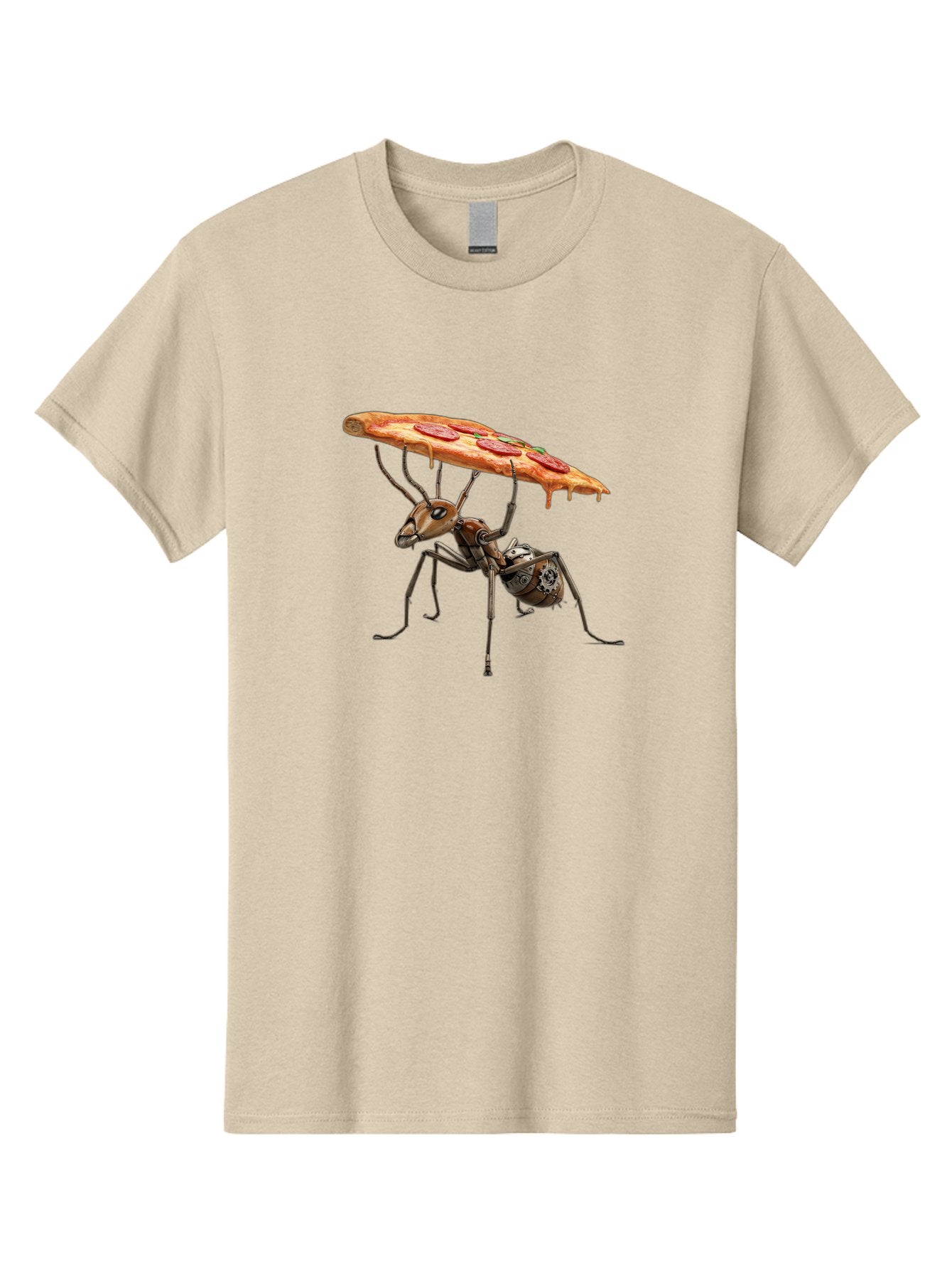 Robot-Ant-Pizza-Carrier Men'S Graphic Tee, 100% Cotton, Comfortable Casual Summer Wear, Machine Washable, Vintage Camera, Old Camera, Antique Camera, Black Camera, Classic Photography, Photography Equipment, Nostalgic Device, Film Camera, Bai303 7