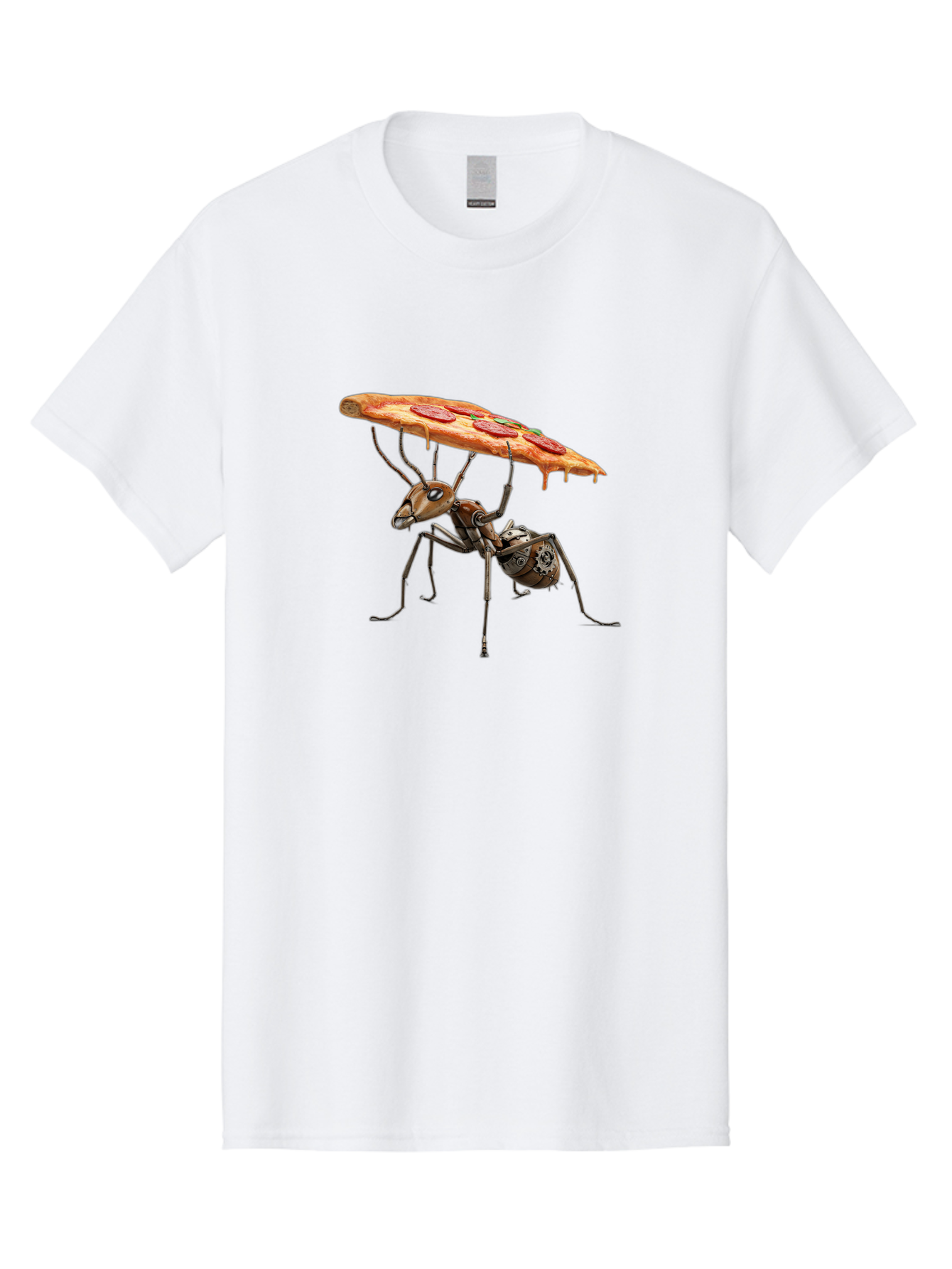 Robot-Ant-Pizza-Carrier Men'S Graphic Tee, 100% Cotton, Comfortable Casual Summer Wear, Machine Washable, Vintage Camera, Old Camera, Antique Camera, Black Camera, Classic Photography, Photography Equipment, Nostalgic Device, Film Camera, Bai303 10