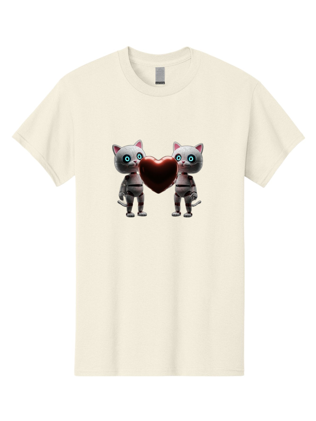 Robotic-Cats-Holding-Heart Men'S Graphic Tee, 100% Cotton, Comfortable Casual Summer Wear, Machine Washable, Vintage Camera, Old Camera, Antique Camera, Black Camera, Classic Photography, Photography Equipment, Nostalgic Device, Film Camera, Bai304 12