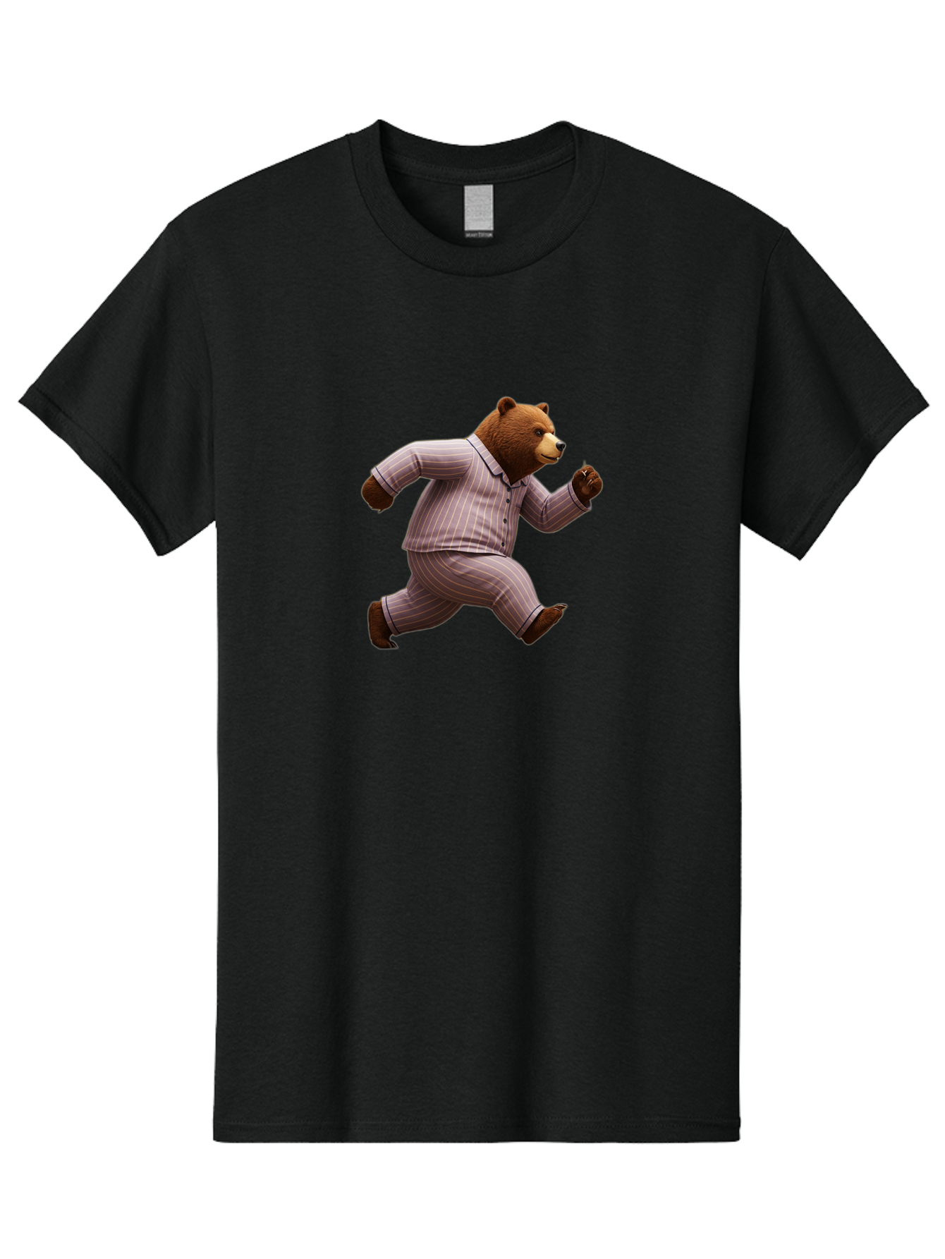 Running-Bear-In-Pajamas Men'S Graphic Tee, 100% Cotton, Comfortable Casual Summer Wear, Machine Washable, Vintage Camera, Old Camera, Antique Camera, Black Camera, Classic Photography, Photography Equipment, Nostalgic Device, Film Camera, Bai308