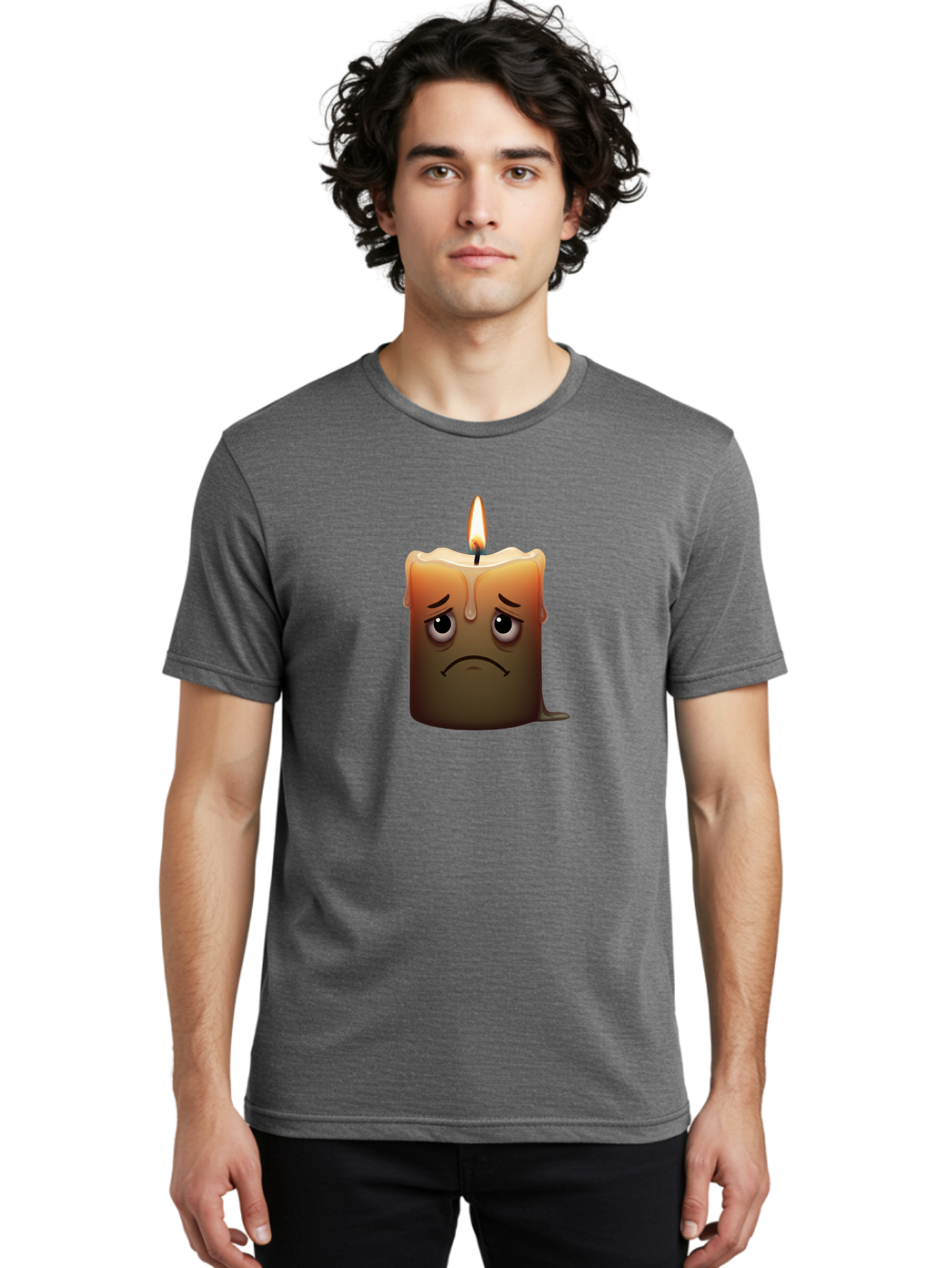 Sad-Candle-2 Men'S Graphic Tee, 100% Cotton, Comfortable Casual Summer Wear, Machine Washable, Vintage Camera, Old Camera, Antique Camera, Black Camera, Classic Photography, Photography Equipment, Nostalgic Device, Film Camera, Camera Art Bai312 29