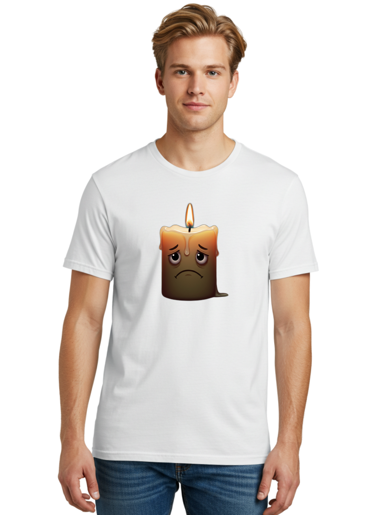 Sad-Candle-2 Men'S Graphic Tee, 100% Cotton, Comfortable Casual Summer Wear, Machine Washable, Vintage Camera, Old Camera, Antique Camera, Black Camera, Classic Photography, Photography Equipment, Nostalgic Device, Film Camera, Camera Art Bai312 22