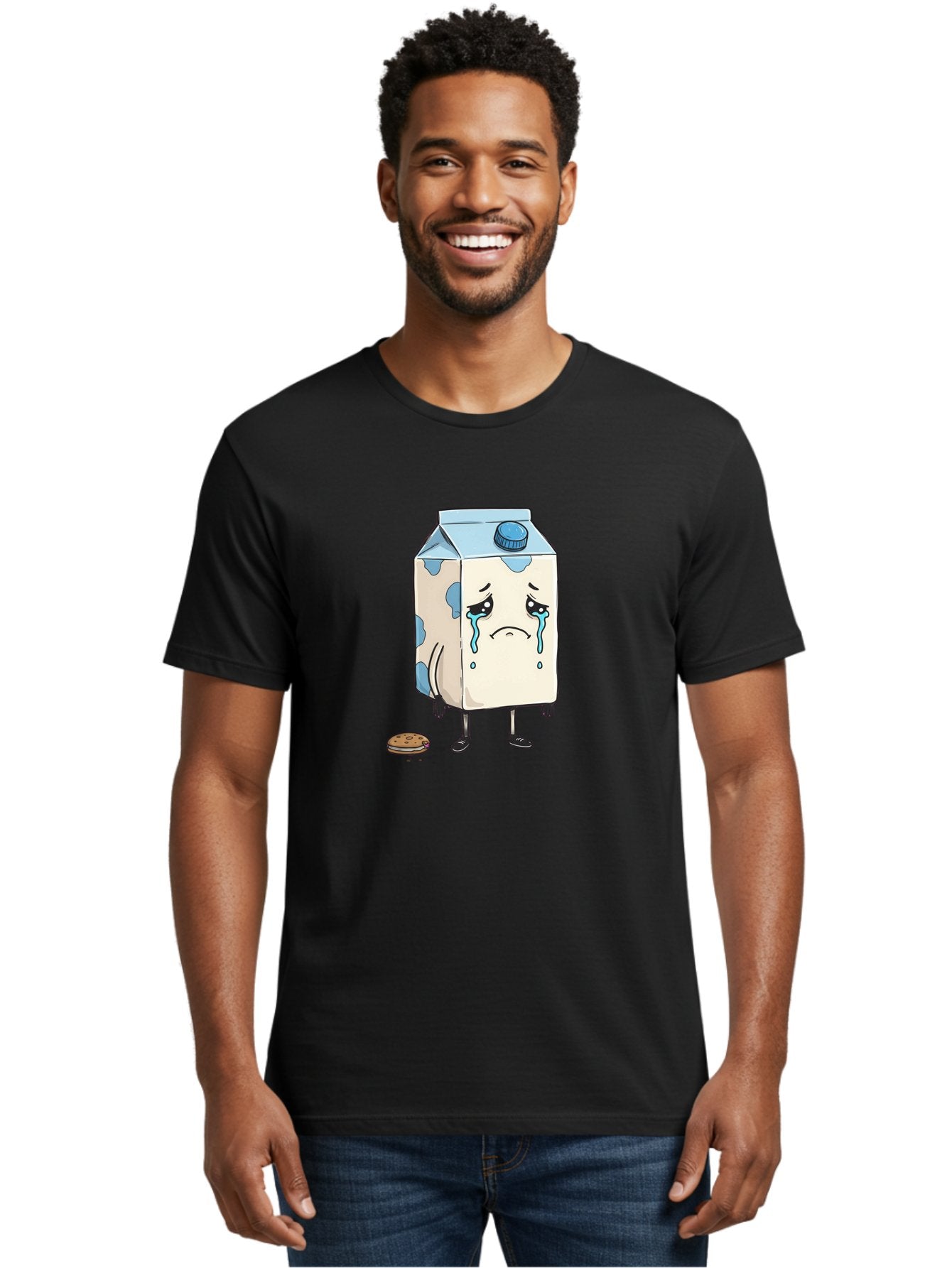 Sad-Milk-2 Men'S Graphic Tee, 100% Cotton, Comfortable Casual Summer Wear, Machine Washable, Vintage Camera, Old Camera, Antique Camera, Black Camera, Classic Photography, Photography Equipment, Nostalgic Device, Film Camera, Camera Art Bai319 26