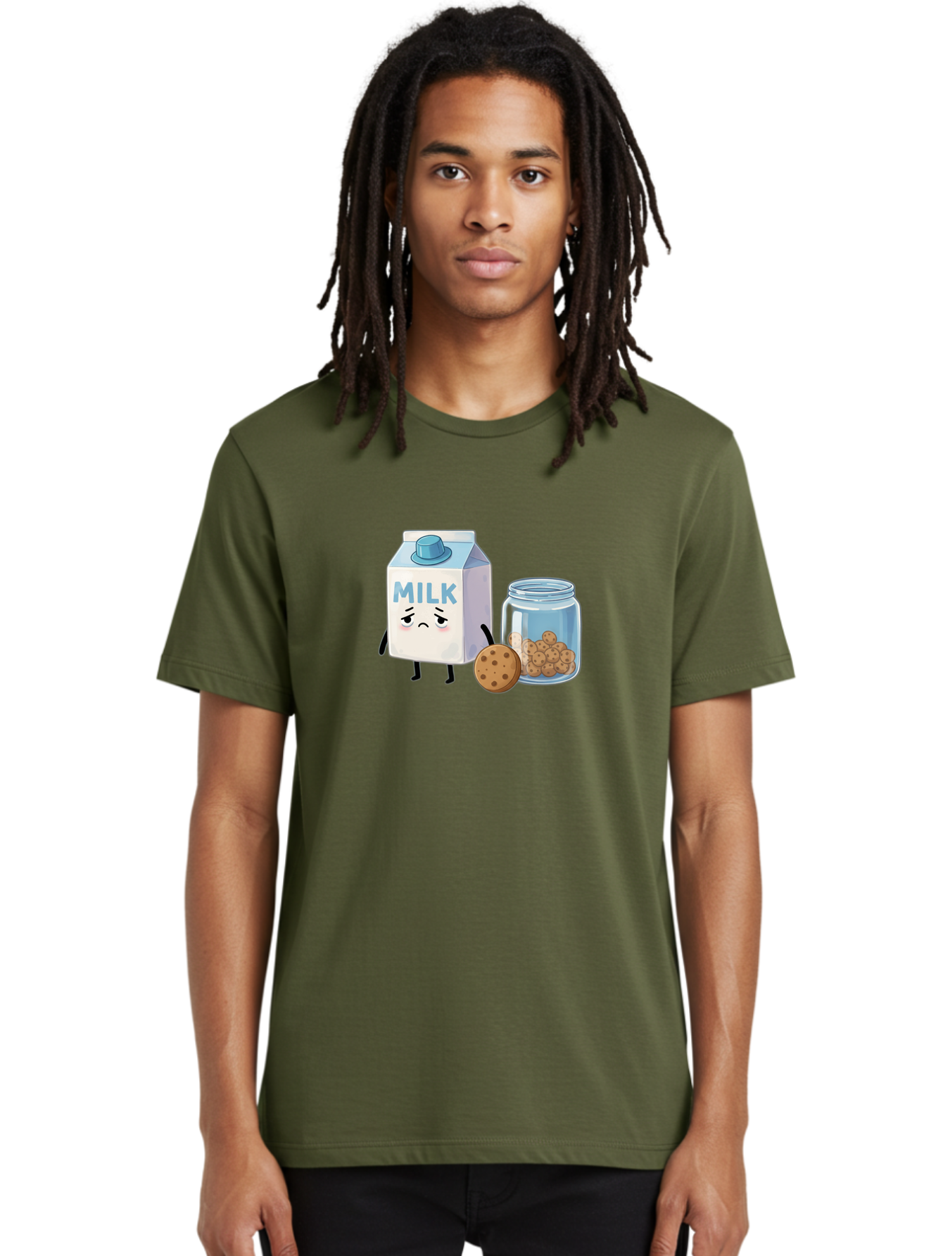 Sad-Milk-3 Men'S Graphic Tee, 100% Cotton, Comfortable Casual Summer Wear, Machine Washable, Vintage Camera, Old Camera, Antique Camera, Black Camera, Classic Photography, Photography Equipment, Nostalgic Device, Film Camera, Camera Art Bai320 25