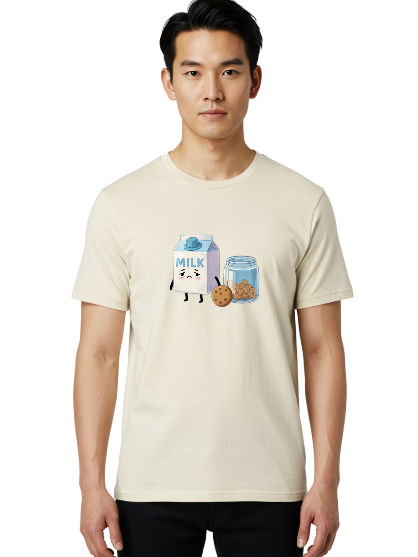 Sad-Milk-3 Men'S Graphic Tee, 100% Cotton, Comfortable Casual Summer Wear, Machine Washable, Vintage Camera, Old Camera, Antique Camera, Black Camera, Classic Photography, Photography Equipment, Nostalgic Device, Film Camera, Camera Art Bai320 19