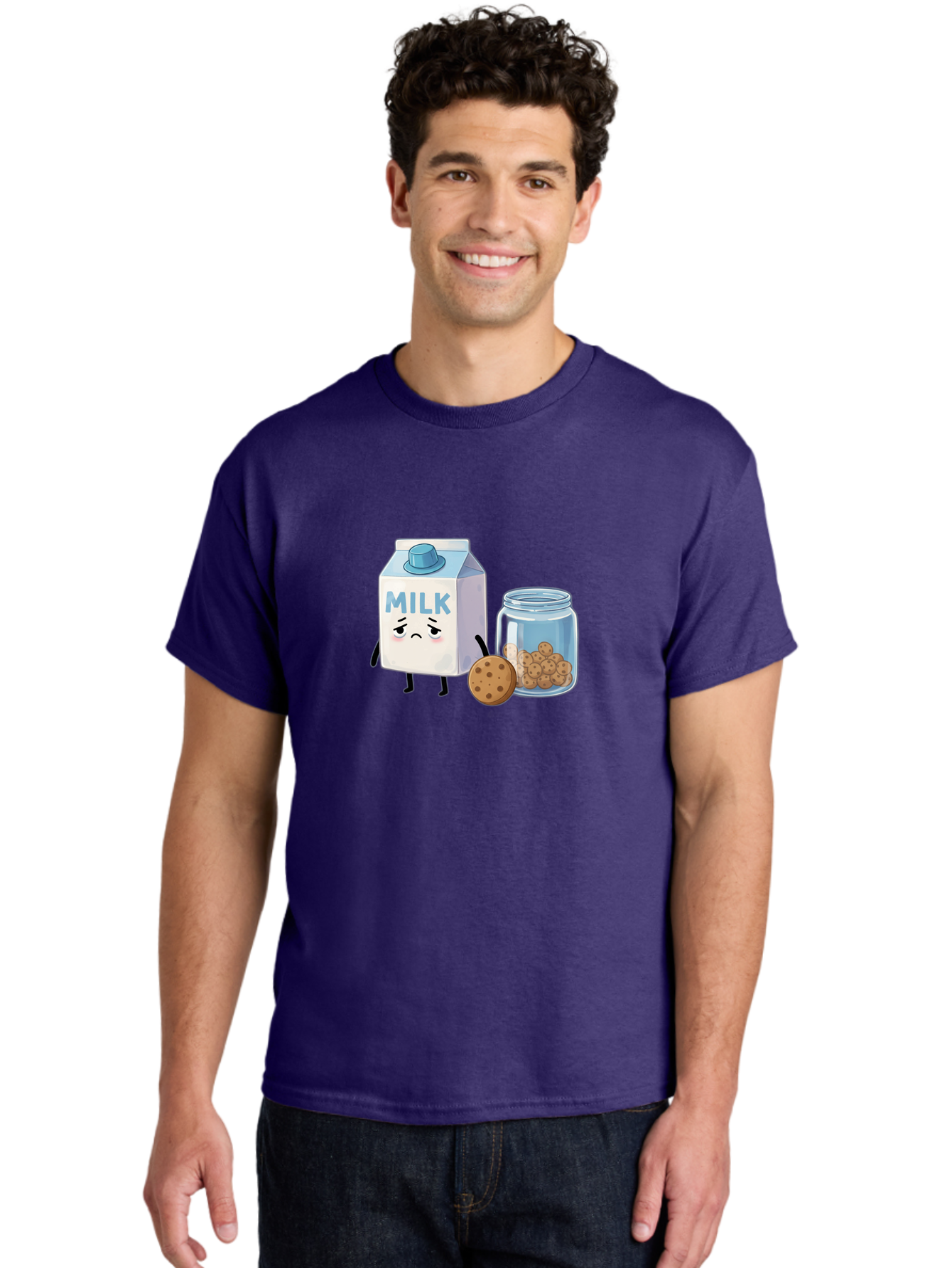 Sad-Milk-3 Men'S Graphic Tee, 100% Cotton, Comfortable Casual Summer Wear, Machine Washable, Vintage Camera, Old Camera, Antique Camera, Black Camera, Classic Photography, Photography Equipment, Nostalgic Device, Film Camera, Camera Art Bai320 23