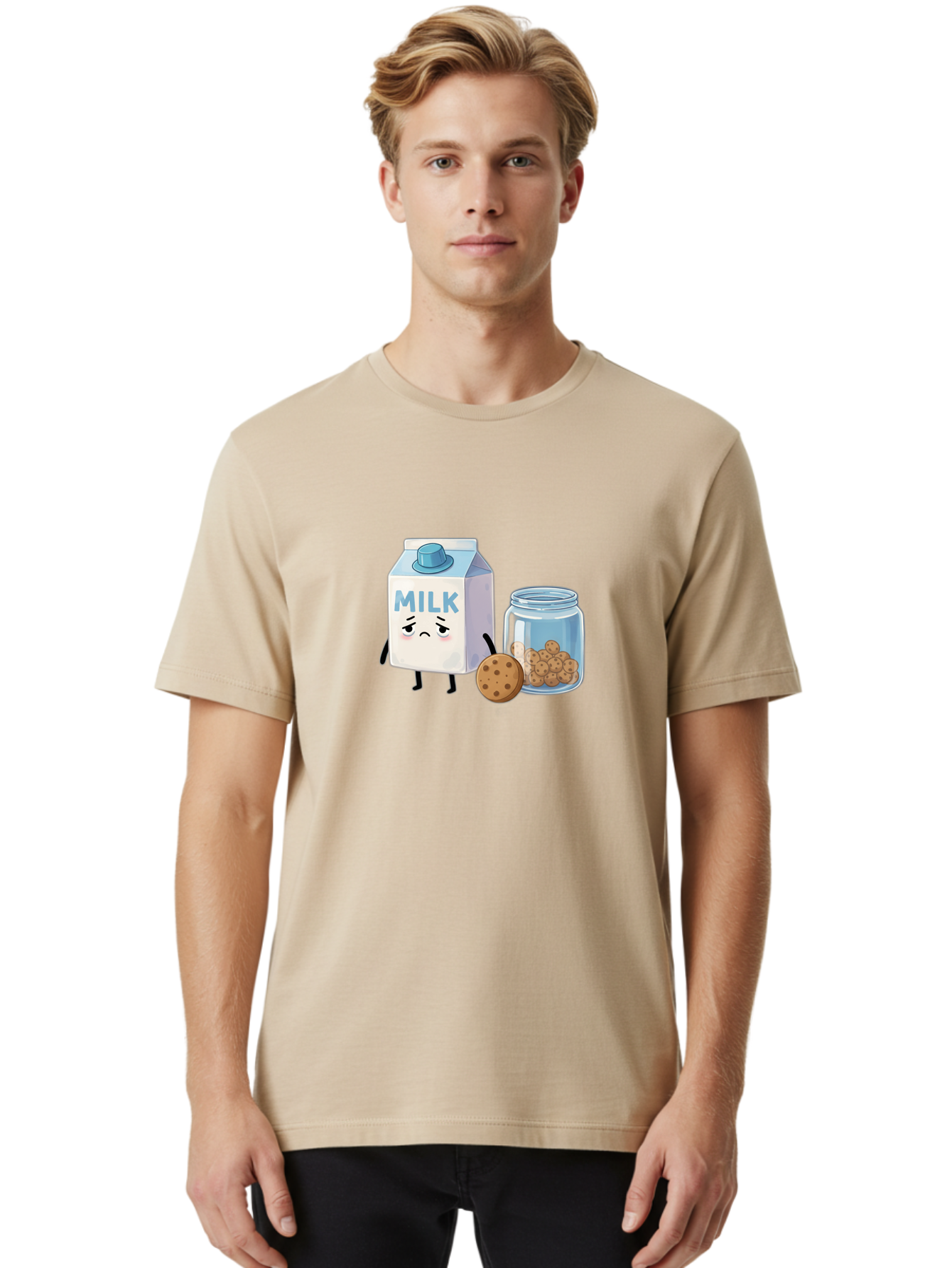 Sad-Milk-3 Men'S Graphic Tee, 100% Cotton, Comfortable Casual Summer Wear, Machine Washable, Vintage Camera, Old Camera, Antique Camera, Black Camera, Classic Photography, Photography Equipment, Nostalgic Device, Film Camera, Camera Art Bai320 29