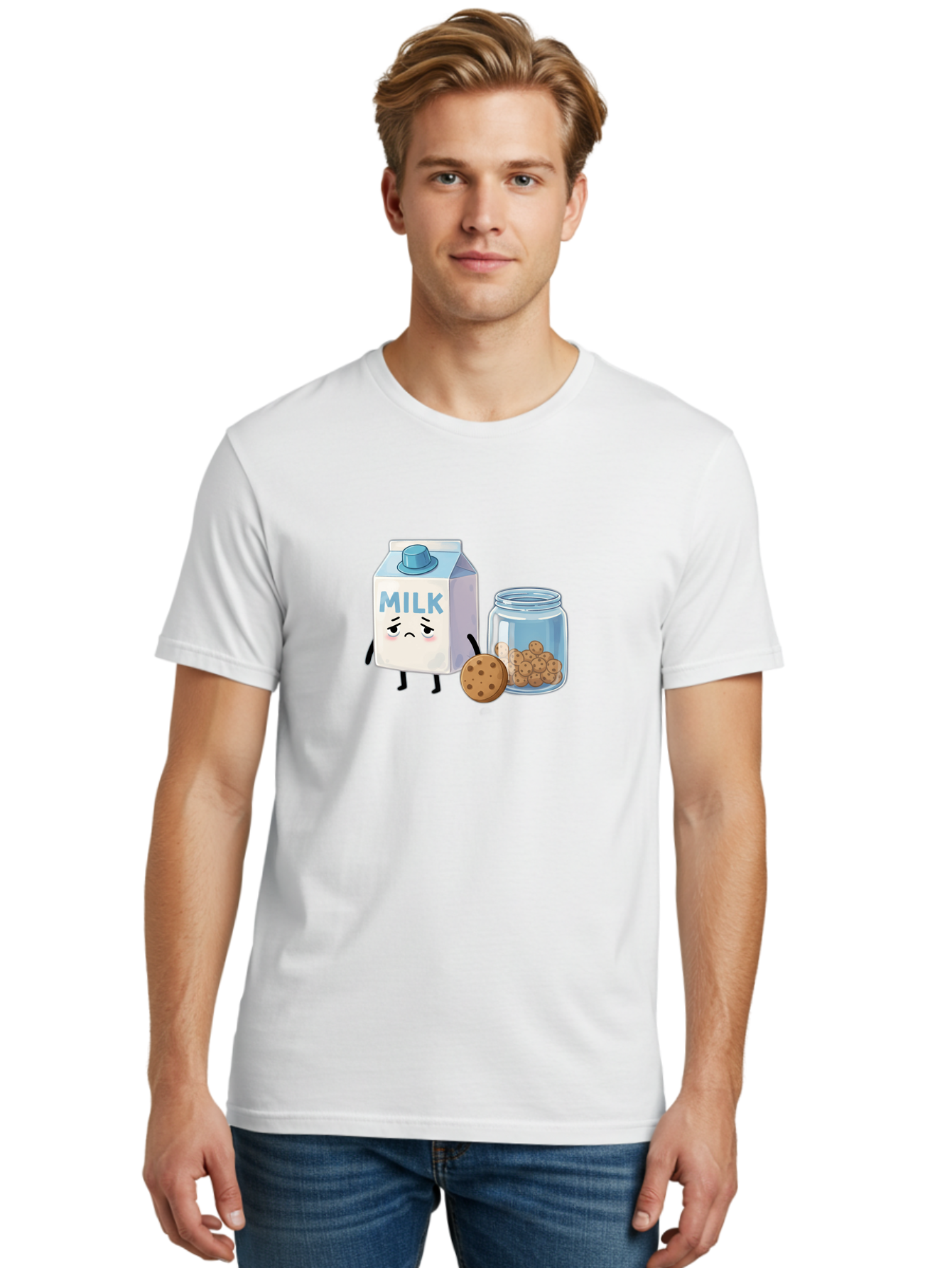 Sad-Milk-3 Men'S Graphic Tee, 100% Cotton, Comfortable Casual Summer Wear, Machine Washable, Vintage Camera, Old Camera, Antique Camera, Black Camera, Classic Photography, Photography Equipment, Nostalgic Device, Film Camera, Camera Art Bai320 16