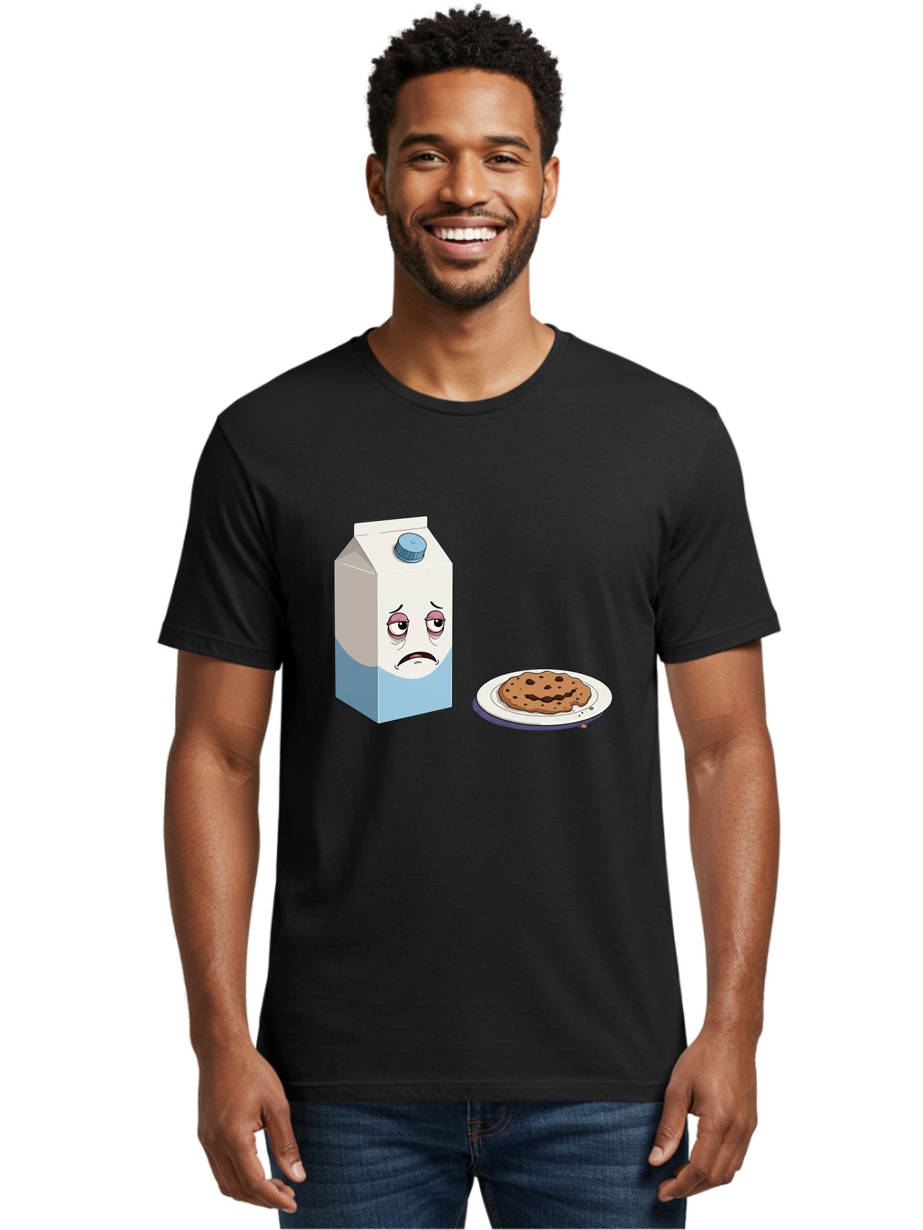 Sad-Milk-5 Men'S Graphic Tee, 100% Cotton, Comfortable Casual Summer Wear, Machine Washable, Vintage Camera, Old Camera, Antique Camera, Black Camera, Classic Photography, Photography Equipment, Nostalgic Device, Film Camera, Camera Art Bai322 17