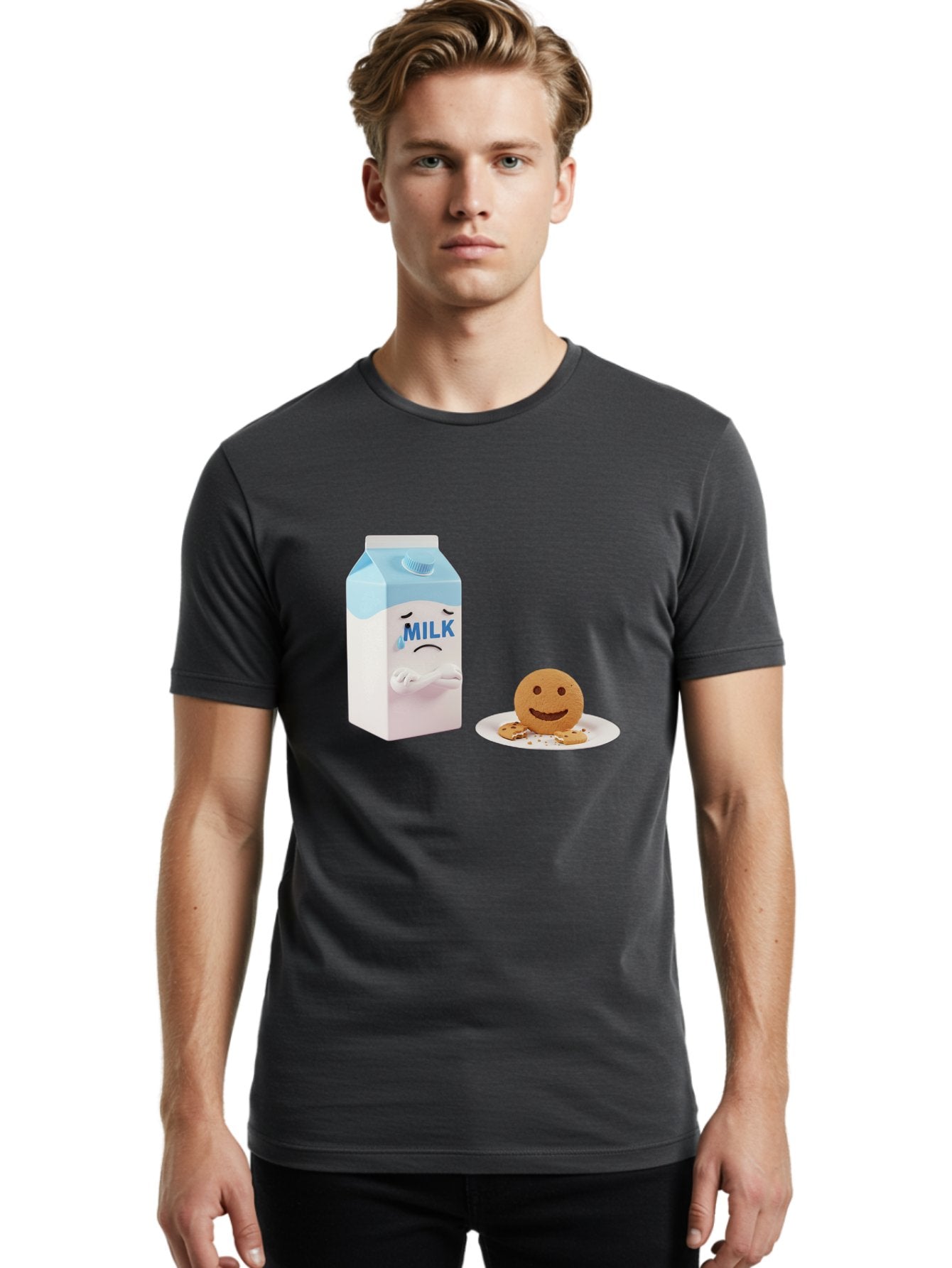 Sad-Milk-6 Men'S Graphic Tee, 100% Cotton, Comfortable Casual Summer Wear, Machine Washable, Vintage Camera, Old Camera, Antique Camera, Black Camera, Classic Photography, Photography Equipment, Nostalgic Device, Film Camera, Camera Art Bai323 22