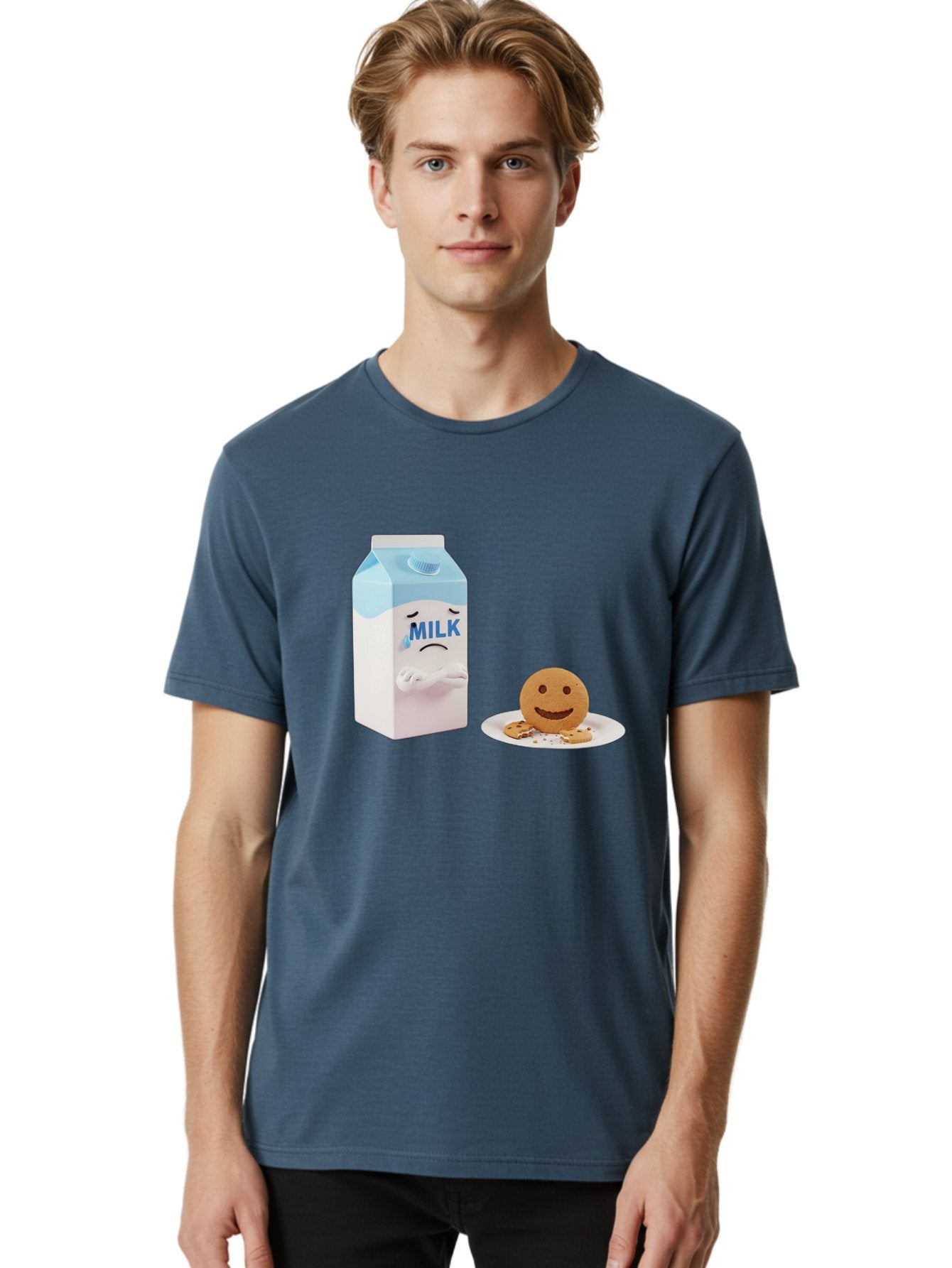 Sad-Milk-6 Men'S Graphic Tee, 100% Cotton, Comfortable Casual Summer Wear, Machine Washable, Vintage Camera, Old Camera, Antique Camera, Black Camera, Classic Photography, Photography Equipment, Nostalgic Device, Film Camera, Camera Art Bai323 23