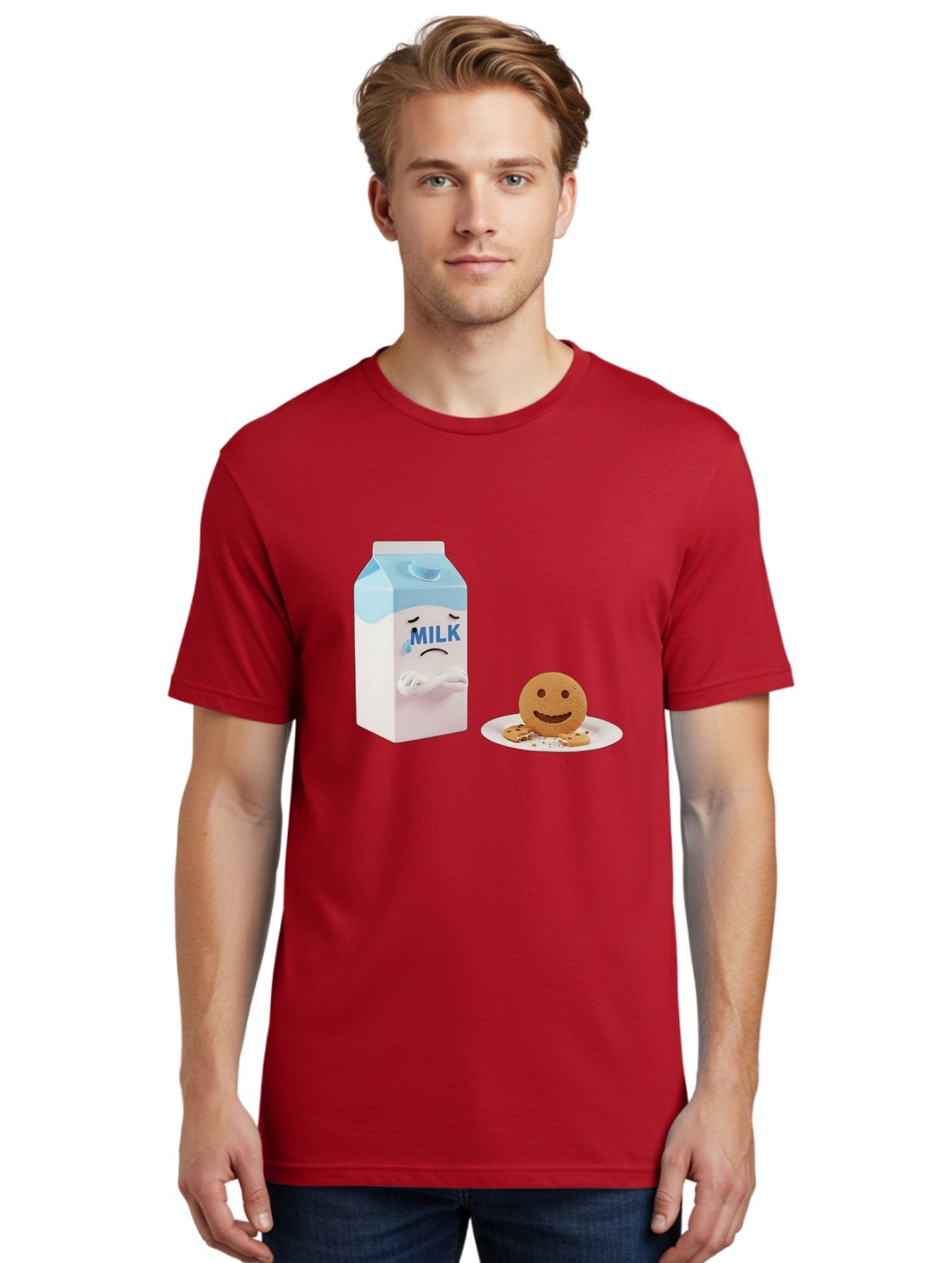 Sad-Milk-6 Men'S Graphic Tee, 100% Cotton, Comfortable Casual Summer Wear, Machine Washable, Vintage Camera, Old Camera, Antique Camera, Black Camera, Classic Photography, Photography Equipment, Nostalgic Device, Film Camera, Camera Art Bai323 24