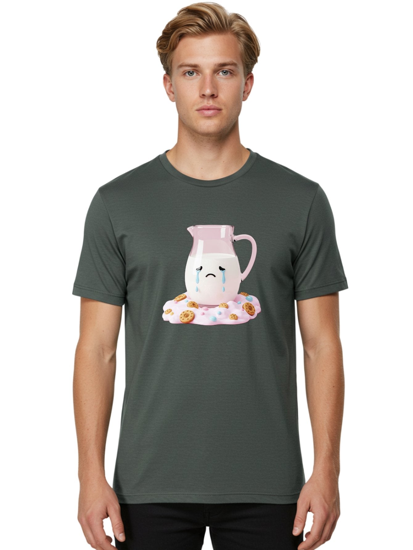 Sad-Milk-Jug Men'S Graphic Tee, 100% Cotton, Comfortable Casual Summer Wear, Machine Washable, Vintage Camera, Old Camera, Antique Camera, Black Camera, Classic Photography, Photography Equipment, Nostalgic Device, Film Camera, Camera Art Bai335 23