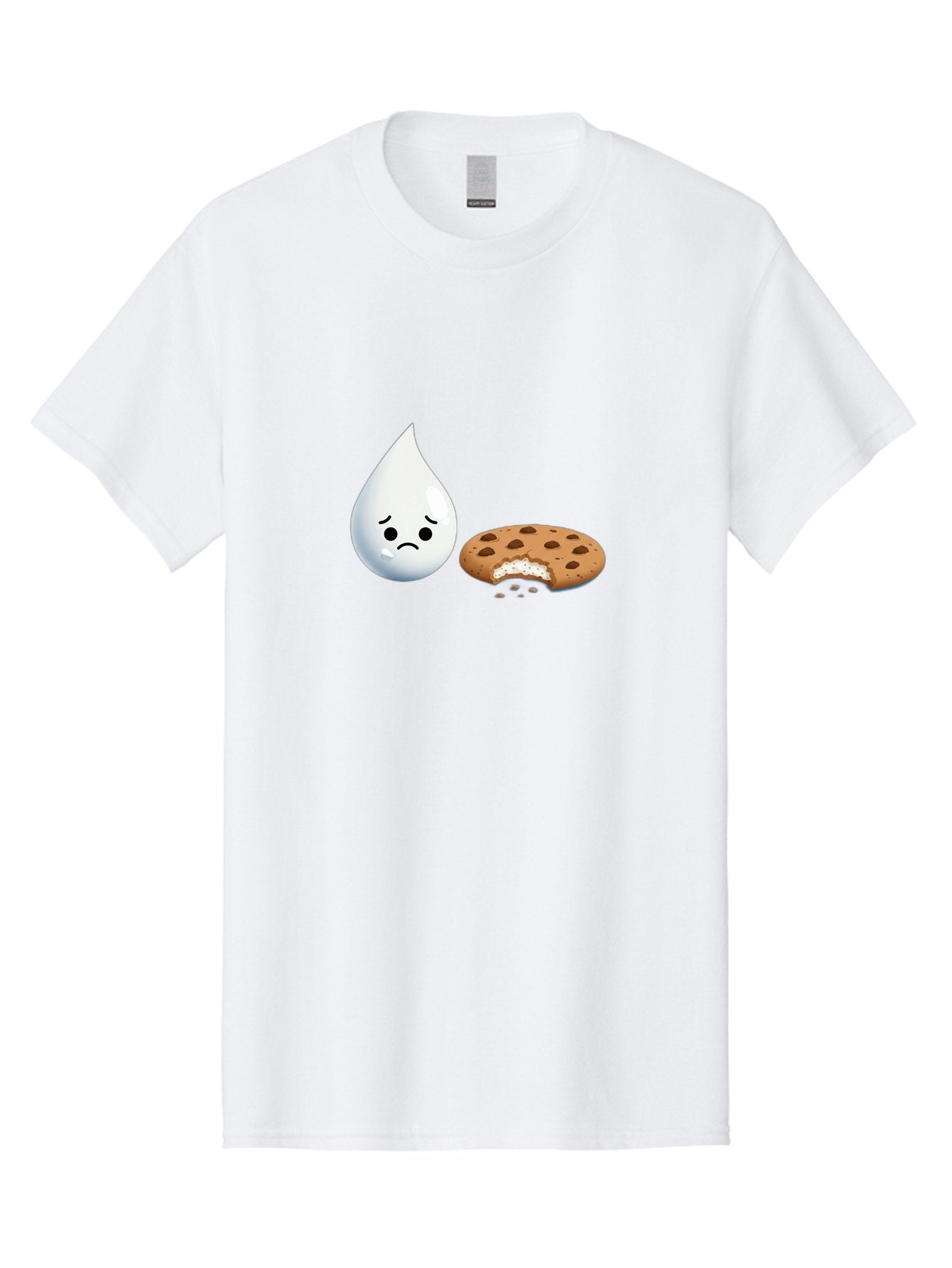 Sad-Water-Droplet-And-Cookie Men'S Graphic Tee, 100% Cotton, Comfortable Casual Summer Wear, Machine Washable, Vintage Camera, Old Camera, Antique Camera, Black Camera, Classic Photography, Photography Equipment, Nostalgic Device, Film Camera, Bai344 3