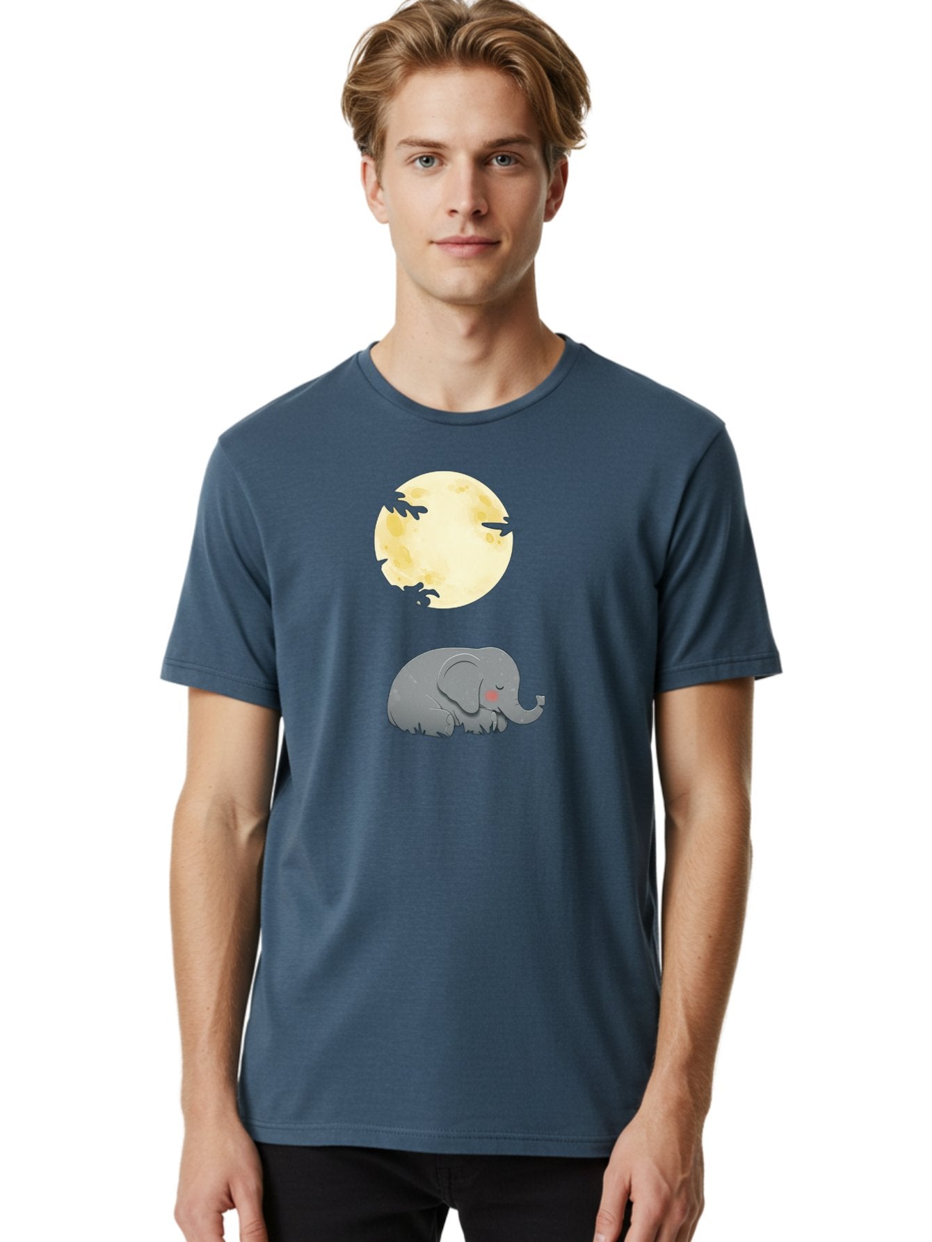Sleeping-Elephant-1 Men'S Graphic Tee, 100% Cotton, Comfortable Casual Summer Wear, Machine Washable, Vintage Camera, Old Camera, Antique Camera, Black Camera, Classic Photography, Photography Equipment, Nostalgic Device, Film Camera, Bai360 20