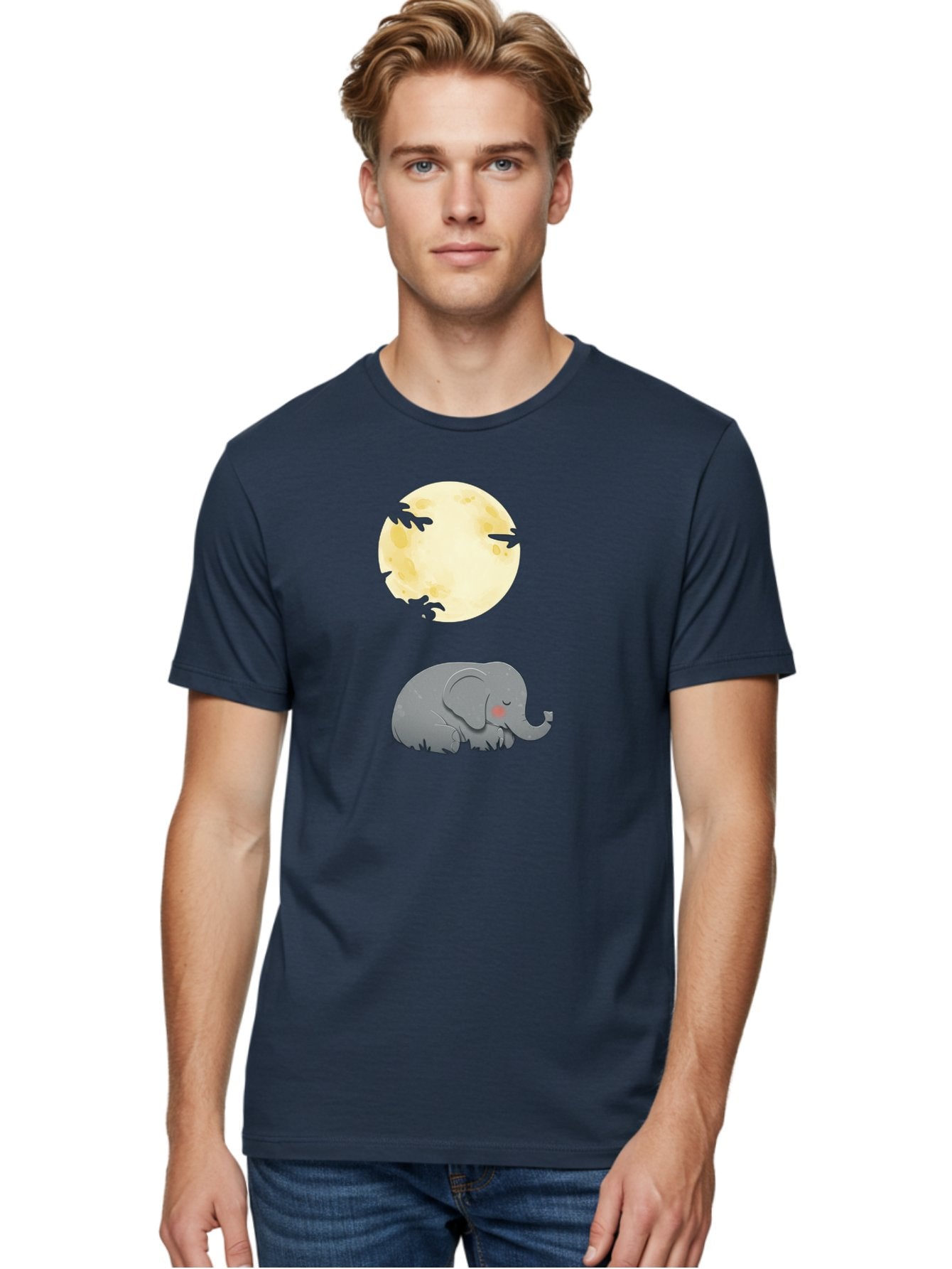 Sleeping-Elephant-1 Men'S Graphic Tee, 100% Cotton, Comfortable Casual Summer Wear, Machine Washable, Vintage Camera, Old Camera, Antique Camera, Black Camera, Classic Photography, Photography Equipment, Nostalgic Device, Film Camera, Bai360 30
