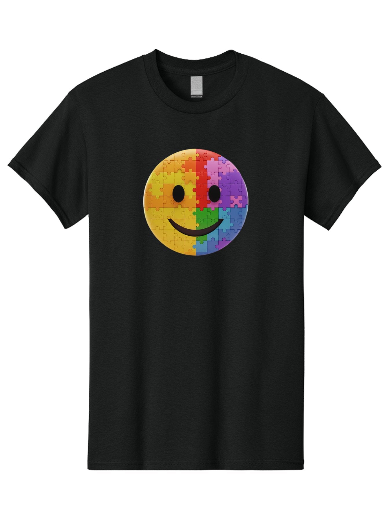 Smiley-Face-Jigsaw Men'S Graphic Tee, 100% Cotton, Comfortable Casual Summer Wear, Machine Washable, Vintage Camera, Old Camera, Antique Camera, Black Camera, Classic Photography, Photography Equipment, Nostalgic Device, Film Camera, Bai373 8