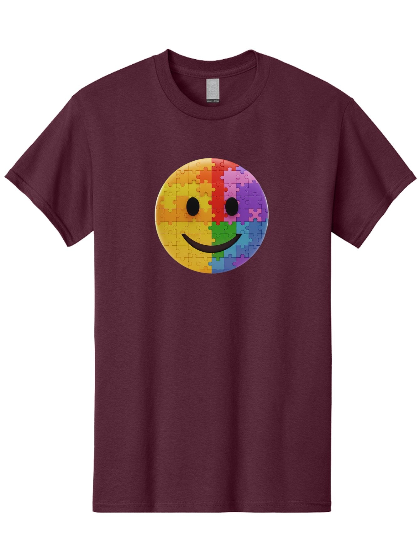 Smiley-Face-Jigsaw Men'S Graphic Tee, 100% Cotton, Comfortable Casual Summer Wear, Machine Washable, Vintage Camera, Old Camera, Antique Camera, Black Camera, Classic Photography, Photography Equipment, Nostalgic Device, Film Camera, Bai373 9
