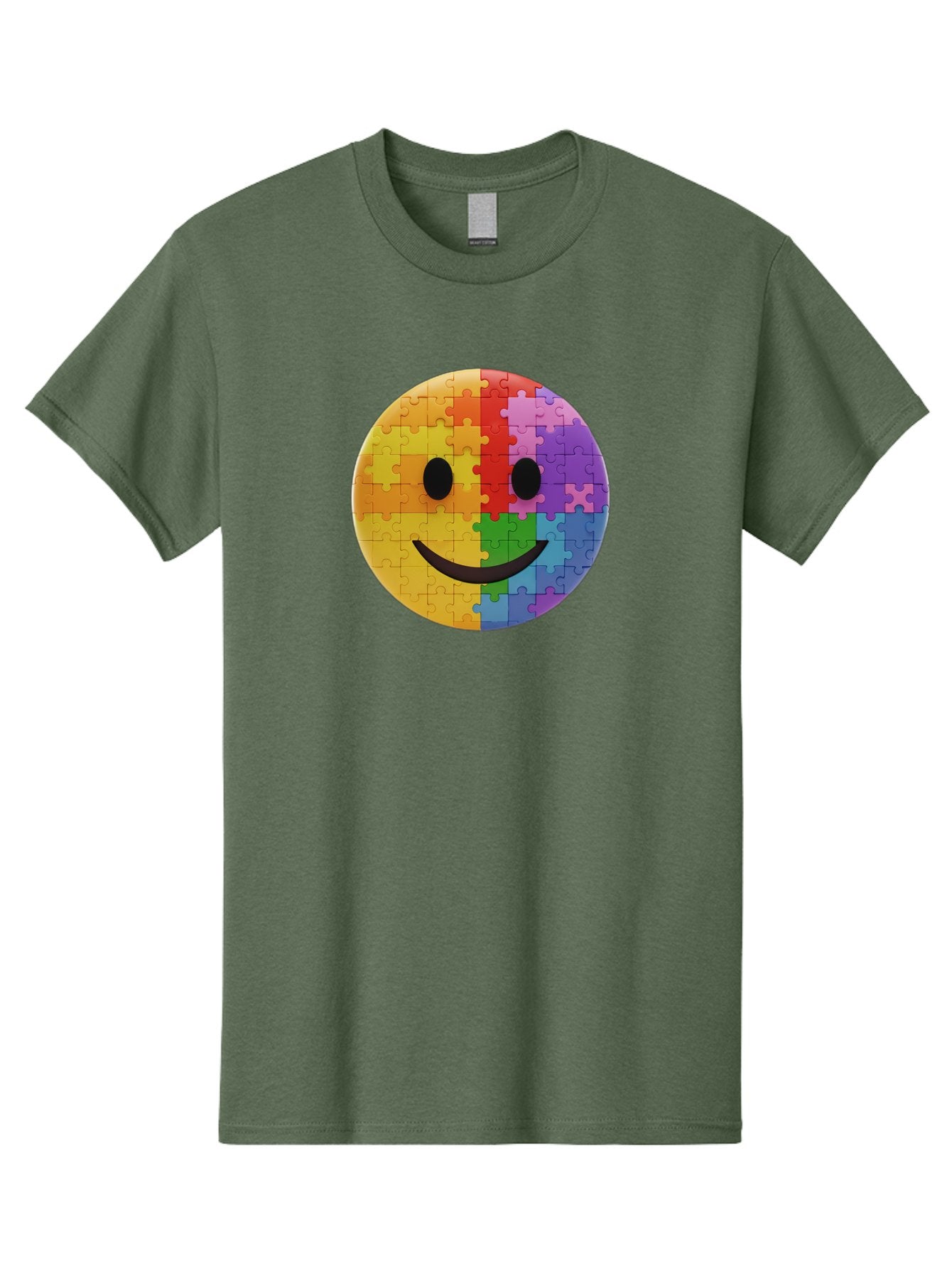 Smiley-Face-Jigsaw Men'S Graphic Tee, 100% Cotton, Comfortable Casual Summer Wear, Machine Washable, Vintage Camera, Old Camera, Antique Camera, Black Camera, Classic Photography, Photography Equipment, Nostalgic Device, Film Camera, Bai373