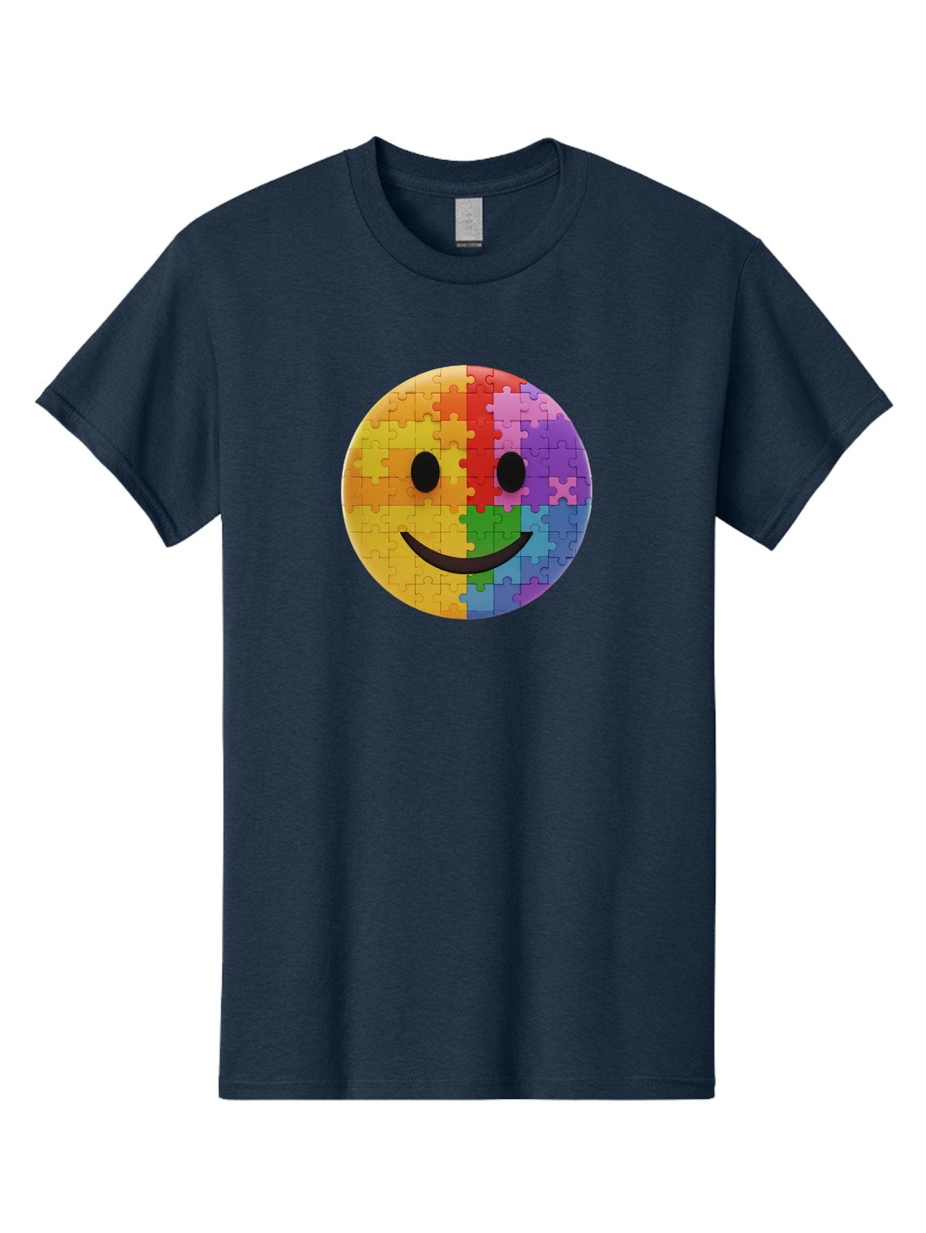Smiley-Face-Jigsaw Men'S Graphic Tee, 100% Cotton, Comfortable Casual Summer Wear, Machine Washable, Vintage Camera, Old Camera, Antique Camera, Black Camera, Classic Photography, Photography Equipment, Nostalgic Device, Film Camera, Bai373 7
