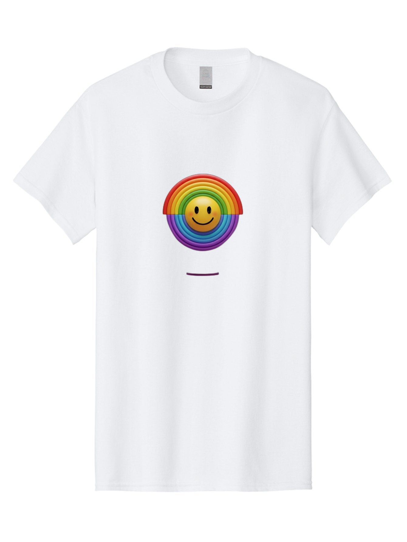 Smiley-Rainbow-1 Men'S Graphic Tee, 100% Cotton, Comfortable Casual Summer Wear, Machine Washable, Vintage Camera, Old Camera, Antique Camera, Black Camera, Classic Photography, Photography Equipment, Nostalgic Device, Film Camera, Camera Art Bai378 4