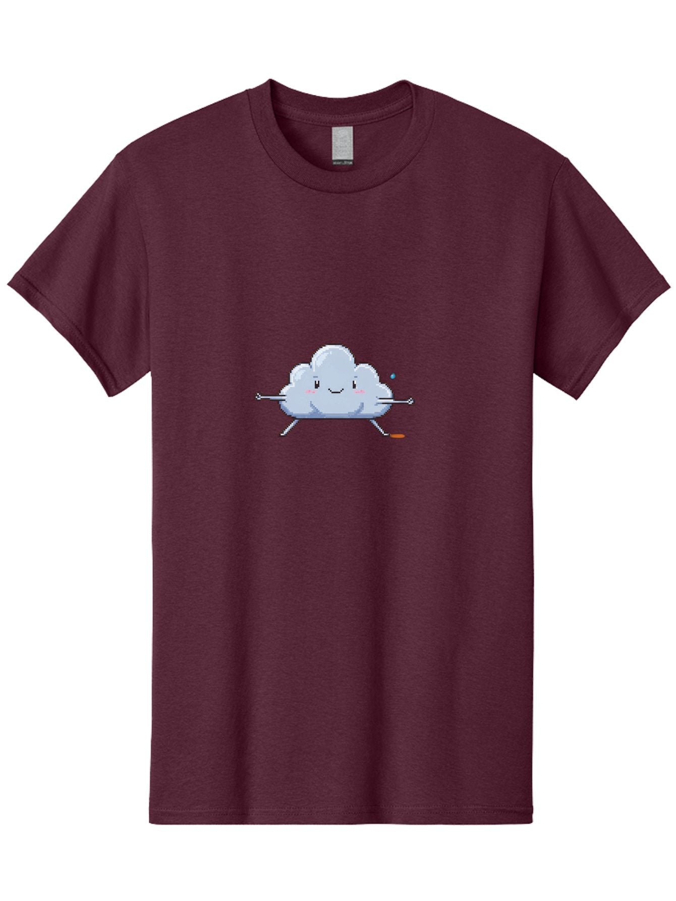 Smiling-Cloud-Character Men'S Graphic Tee, 100% Cotton, Comfortable Casual Summer Wear, Machine Washable, Vintage Camera, Old Camera, Antique Camera, Black Camera, Classic Photography, Photography Equipment, Nostalgic Device, Film Camera, Bai385 5