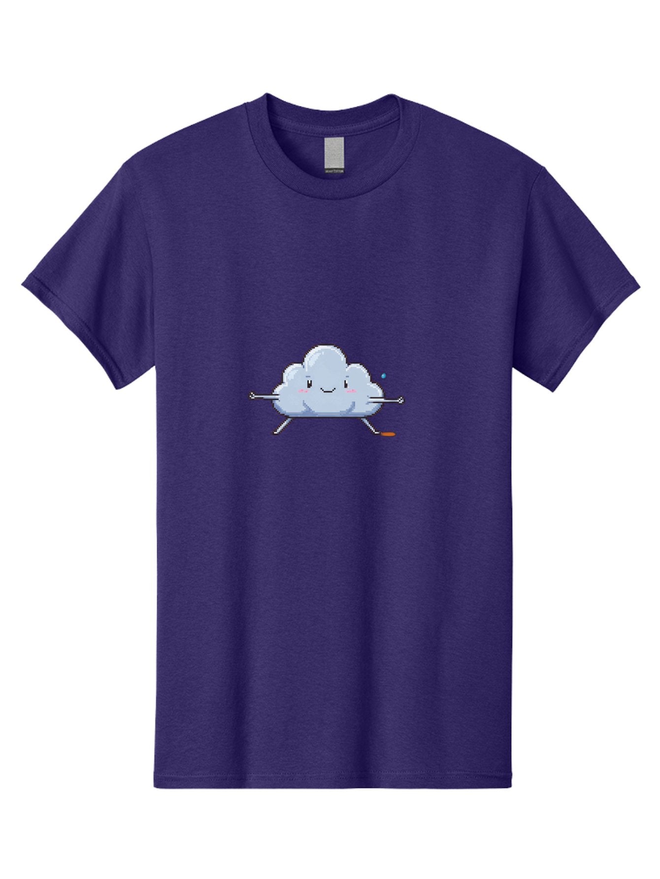 Smiling-Cloud-Character Men'S Graphic Tee, 100% Cotton, Comfortable Casual Summer Wear, Machine Washable, Vintage Camera, Old Camera, Antique Camera, Black Camera, Classic Photography, Photography Equipment, Nostalgic Device, Film Camera, Bai385