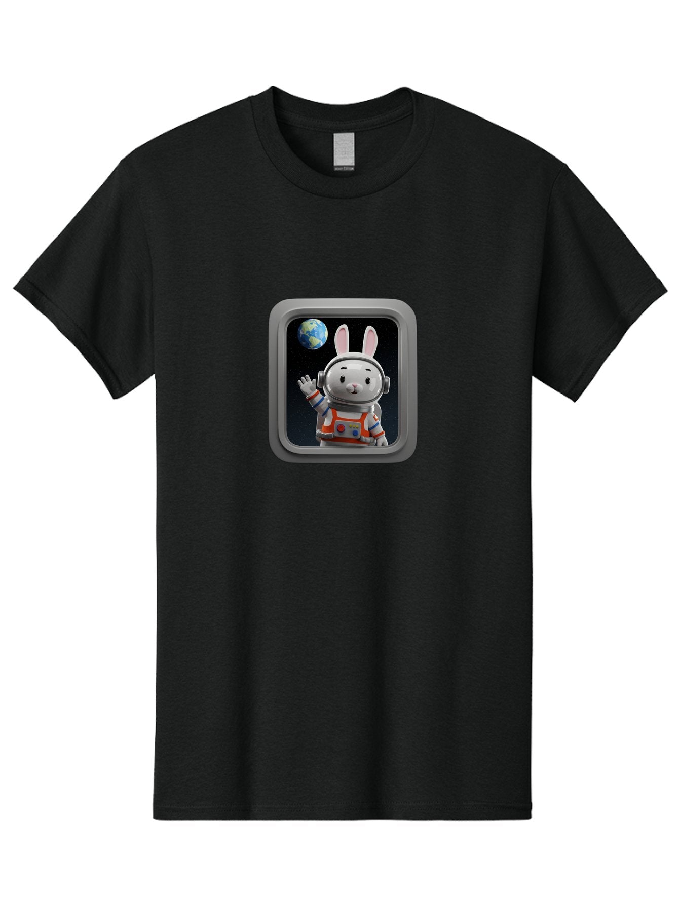 Space-Bunny-5 Men'S Graphic Tee, 100% Cotton, Comfortable Casual Summer Wear, Machine Washable, Vintage Camera, Old Camera, Antique Camera, Black Camera, Classic Photography, Photography Equipment, Nostalgic Device, Film Camera, Camera Art Bai402