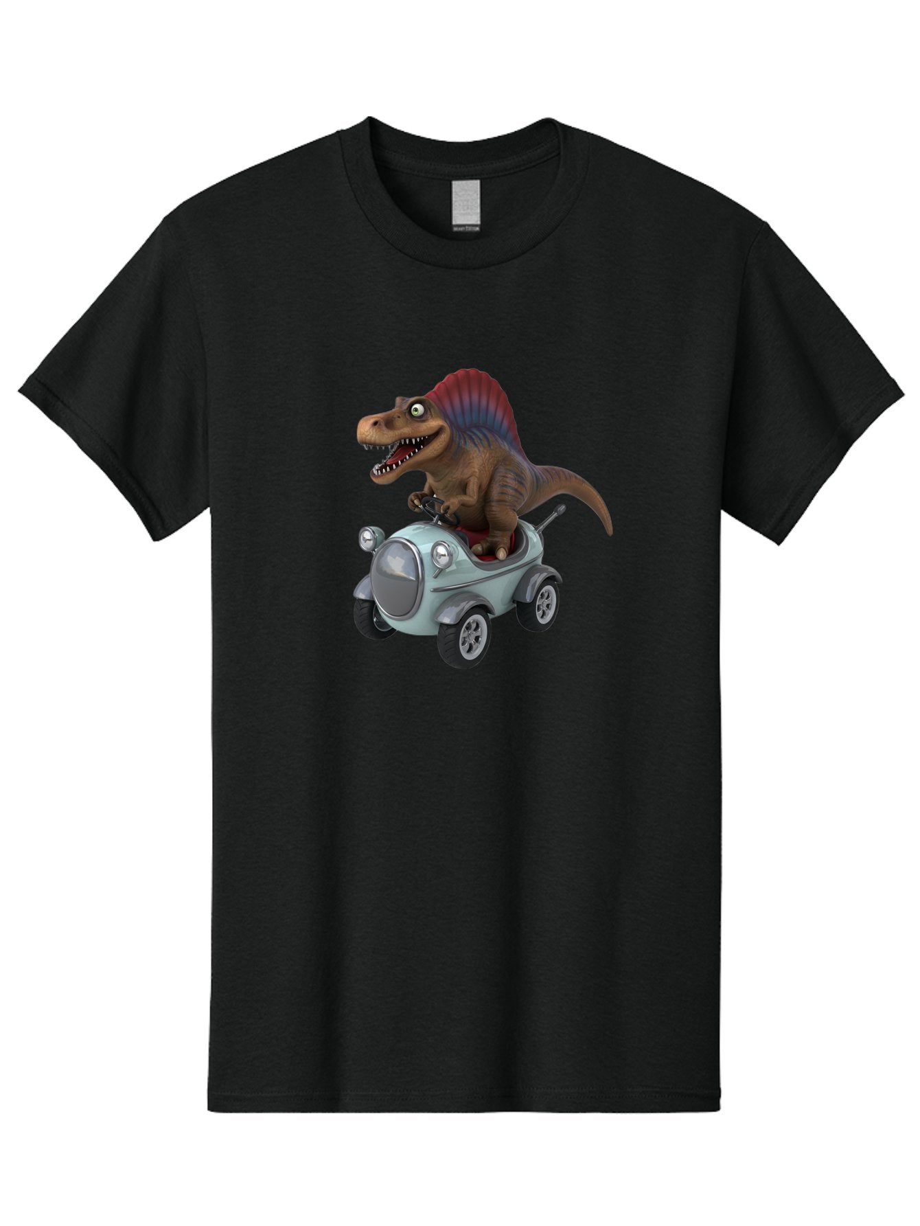 Spinosaurus-Driving-A-Car Men'S Graphic Tee, 100% Cotton, Comfortable Casual Summer Wear, Machine Washable, Vintage Camera, Old Camera, Antique Camera, Black Camera, Classic Photography, Photography Equipment, Nostalgic Device, Film Camera, Bai413 8