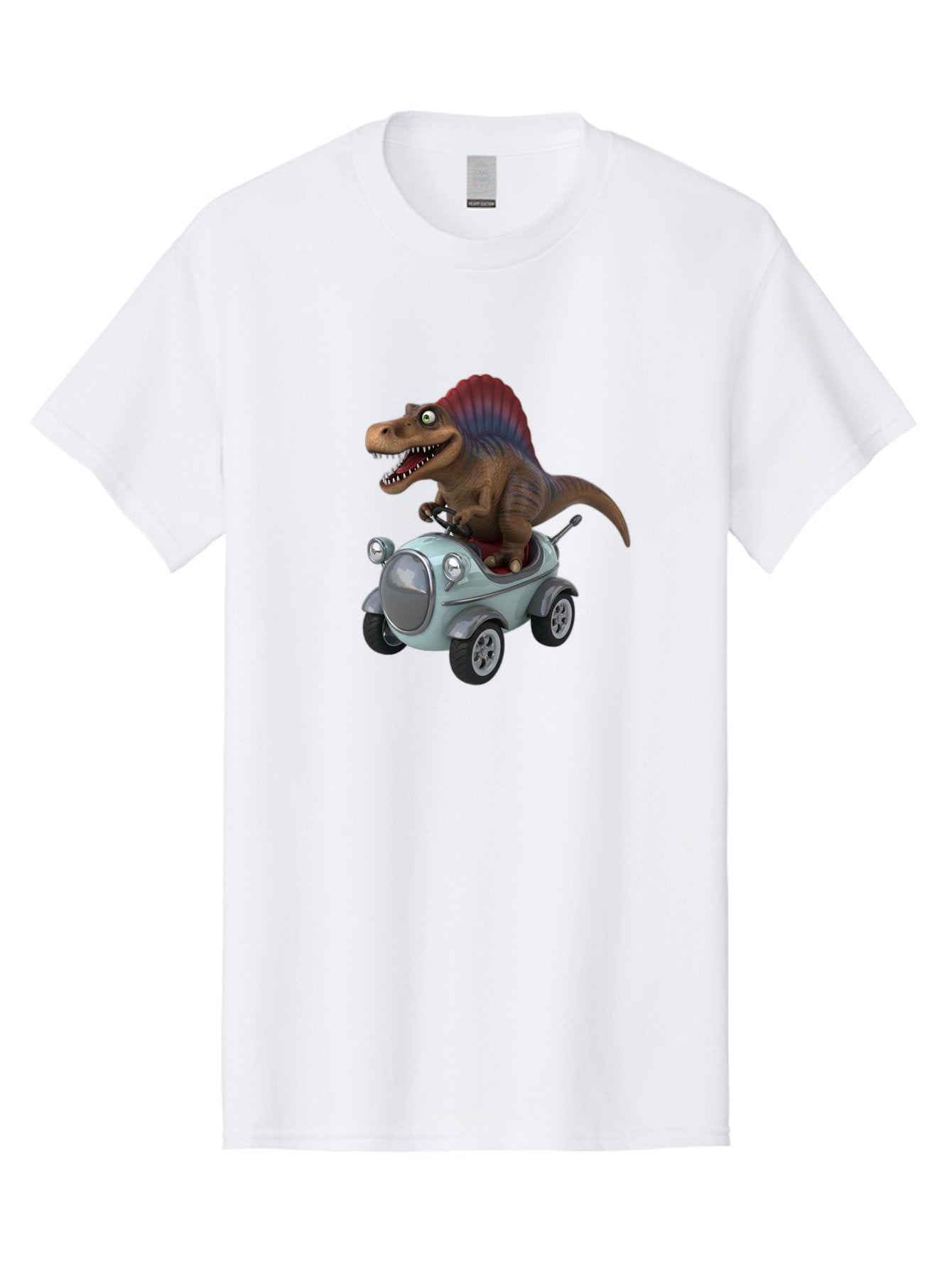 Spinosaurus-Driving-A-Car Men'S Graphic Tee, 100% Cotton, Comfortable Casual Summer Wear, Machine Washable, Vintage Camera, Old Camera, Antique Camera, Black Camera, Classic Photography, Photography Equipment, Nostalgic Device, Film Camera, Bai413