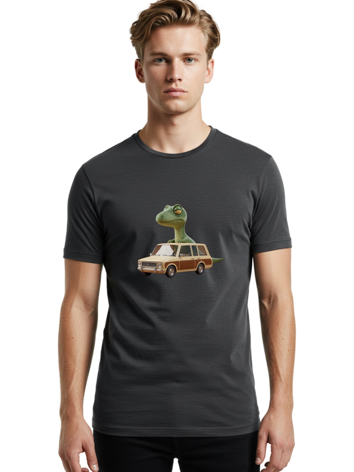 Station-Wagon-Lizard Men'S Graphic Tee, 100% Cotton, Comfortable Casual Summer Wear, Machine Washable, Vintage Camera, Old Camera, Antique Camera, Black Camera, Classic Photography, Photography Equipment, Nostalgic Device, Film Camera, Bai418 18