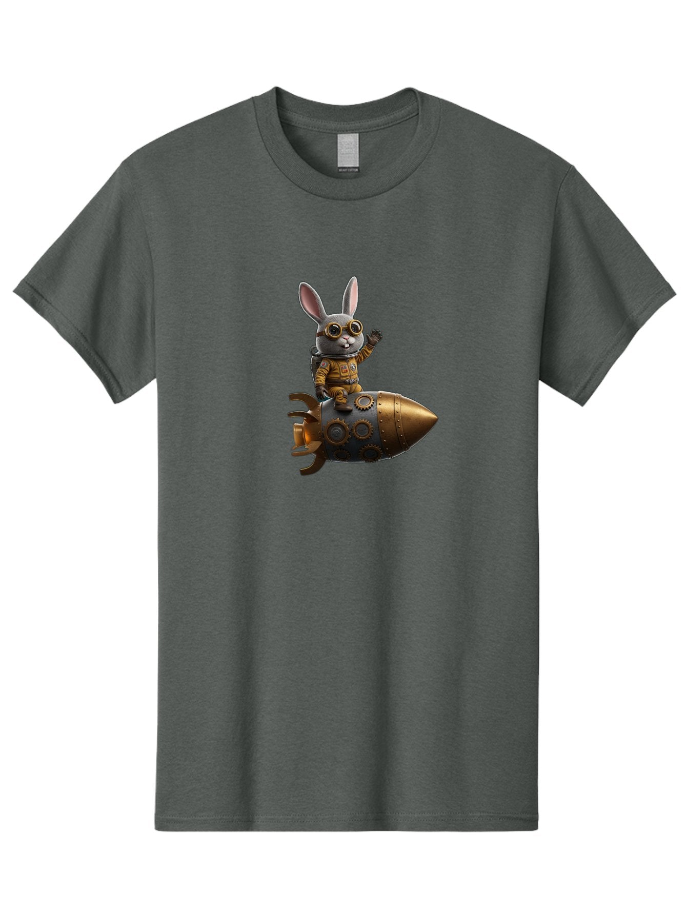 Steampunk-Bunny-Rocket Men'S Graphic Tee, 100% Cotton, Comfortable Casual Summer Wear, Machine Washable, Vintage Camera, Old Camera, Antique Camera, Black Camera, Classic Photography, Photography Equipment, Nostalgic Device, Film Camera, Bai419 5