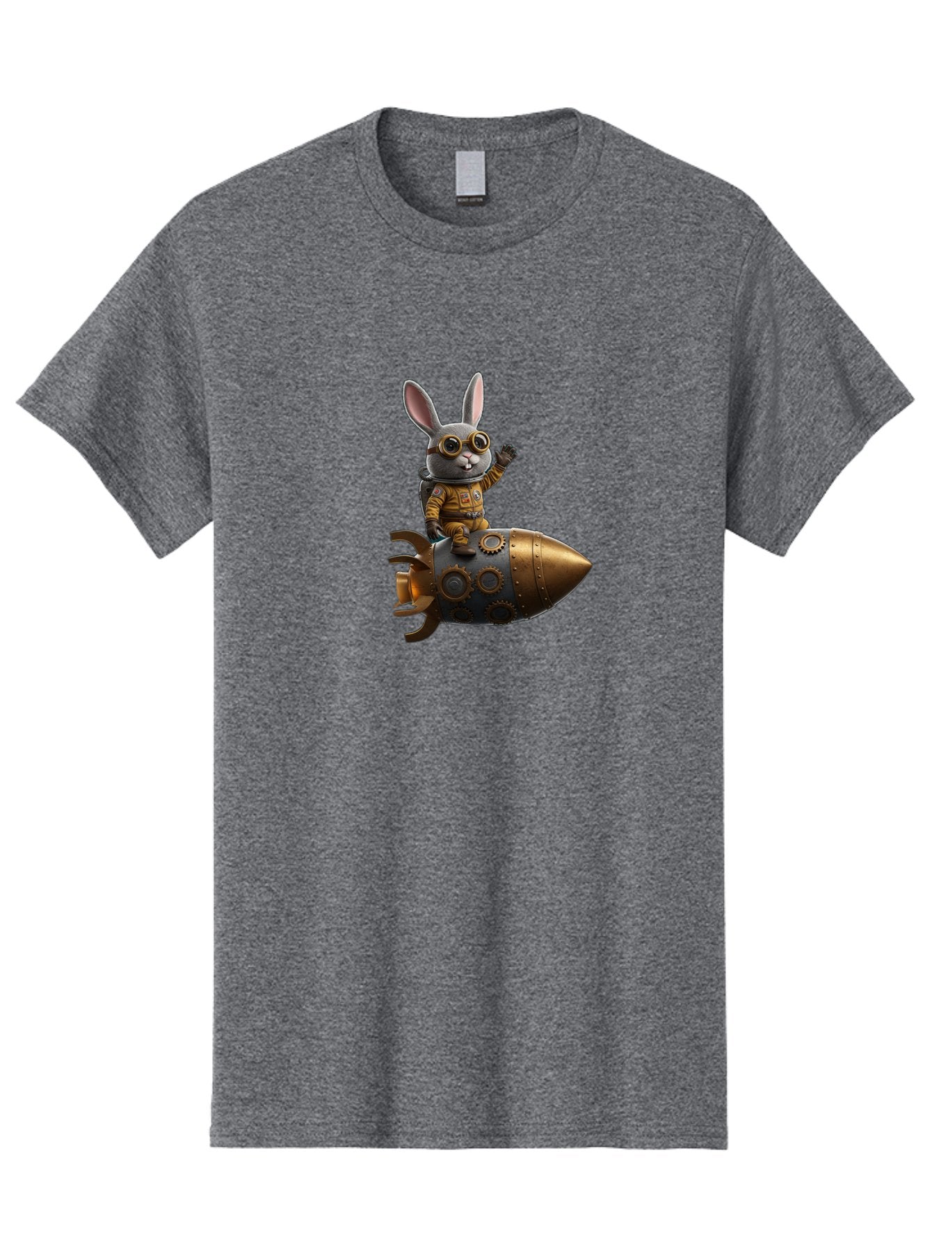 Steampunk-Bunny-Rocket Men'S Graphic Tee, 100% Cotton, Comfortable Casual Summer Wear, Machine Washable, Vintage Camera, Old Camera, Antique Camera, Black Camera, Classic Photography, Photography Equipment, Nostalgic Device, Film Camera, Bai419 10