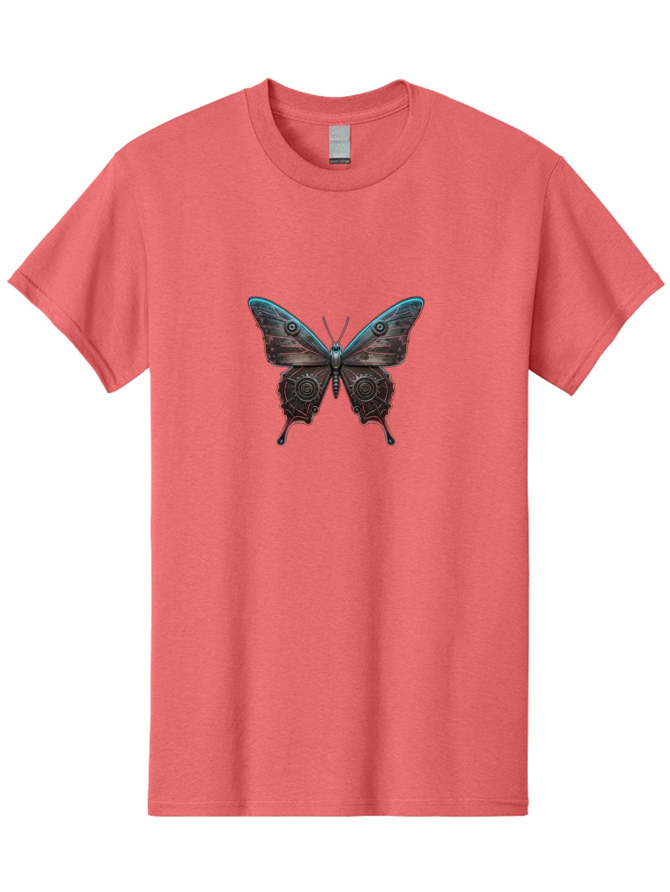 Steampunk-Butterfly Men'S Graphic Tee, 100% Cotton, Comfortable Casual Summer Wear, Machine Washable, Vintage Camera, Old Camera, Antique Camera, Black Camera, Classic Photography, Photography Equipment, Nostalgic Device, Film Camera, Bai420 6