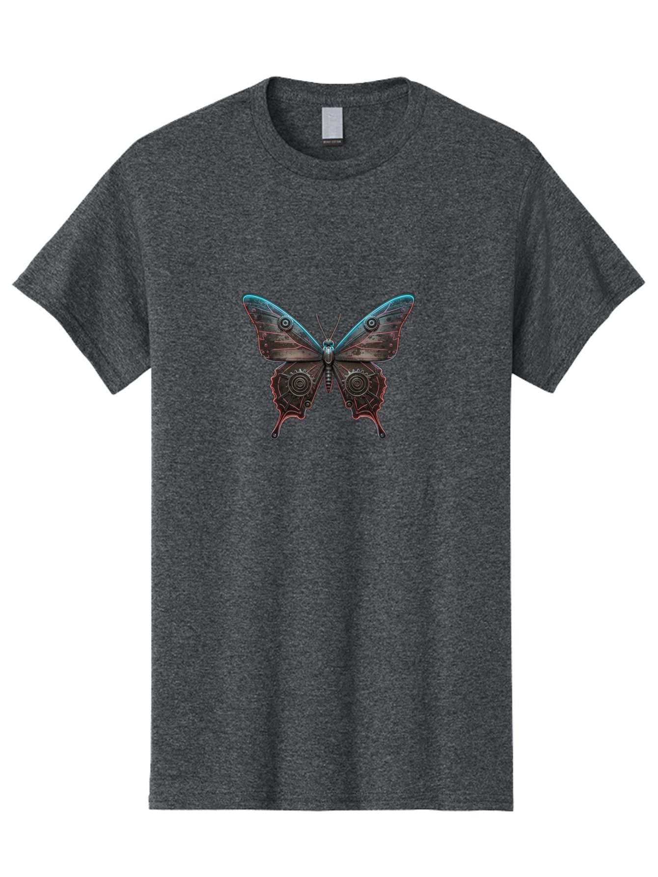 Steampunk-Butterfly Men'S Graphic Tee, 100% Cotton, Comfortable Casual Summer Wear, Machine Washable, Vintage Camera, Old Camera, Antique Camera, Black Camera, Classic Photography, Photography Equipment, Nostalgic Device, Film Camera, Bai420 8