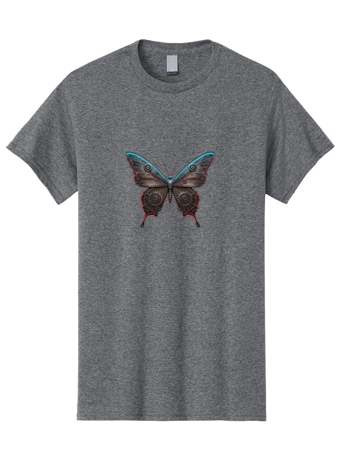 Steampunk-Butterfly Men'S Graphic Tee, 100% Cotton, Comfortable Casual Summer Wear, Machine Washable, Vintage Camera, Old Camera, Antique Camera, Black Camera, Classic Photography, Photography Equipment, Nostalgic Device, Film Camera, Bai420 7