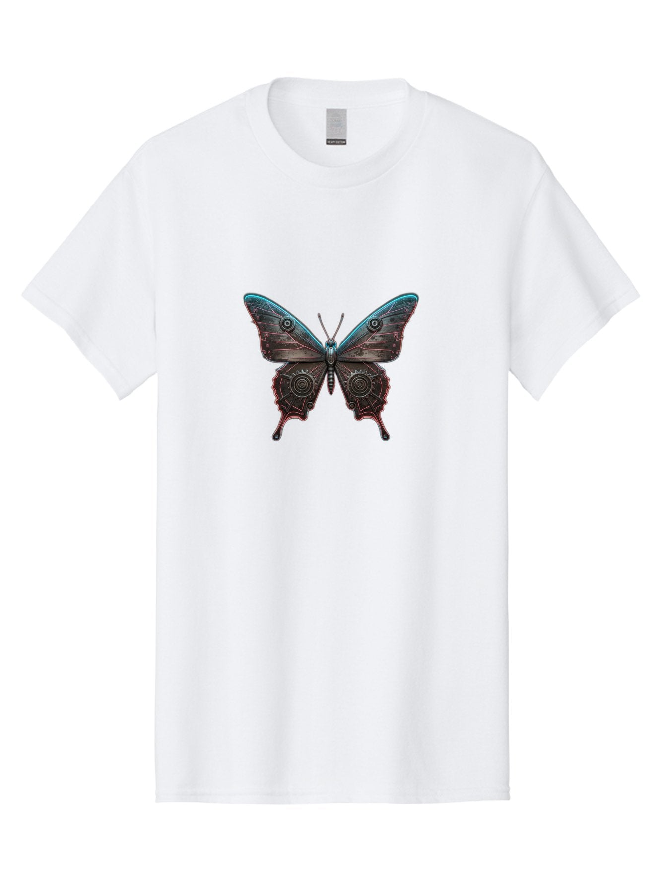 Steampunk-Butterfly Men'S Graphic Tee, 100% Cotton, Comfortable Casual Summer Wear, Machine Washable, Vintage Camera, Old Camera, Antique Camera, Black Camera, Classic Photography, Photography Equipment, Nostalgic Device, Film Camera, Bai420 4