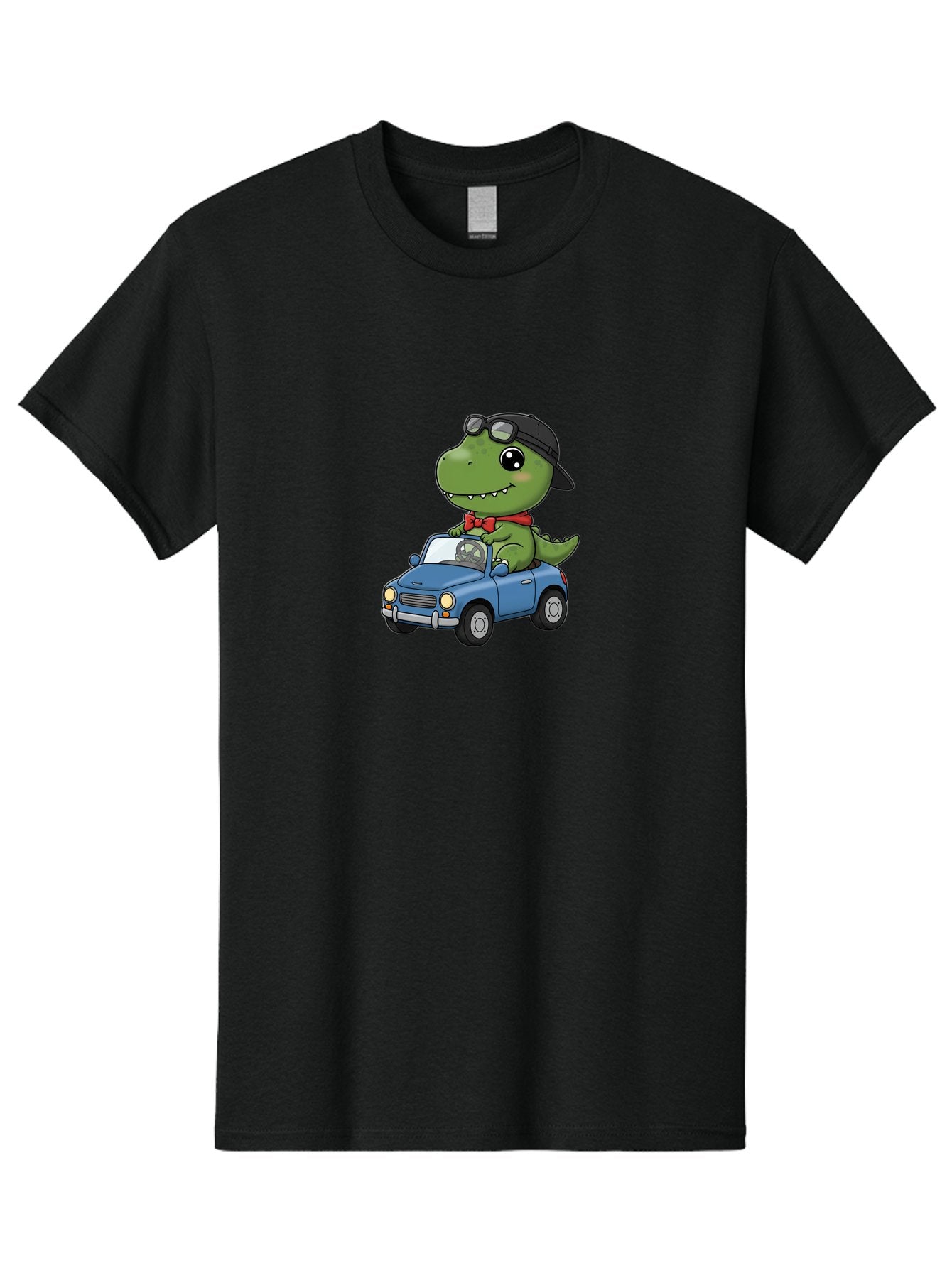 T-Rex-Driving-Car Men'S Graphic Tee, 100% Cotton, Comfortable Casual Summer Wear, Machine Washable, Vintage Camera, Old Camera, Antique Camera, Black Camera, Classic Photography, Photography Equipment, Nostalgic Device, Film Camera, Camera Art Bai435