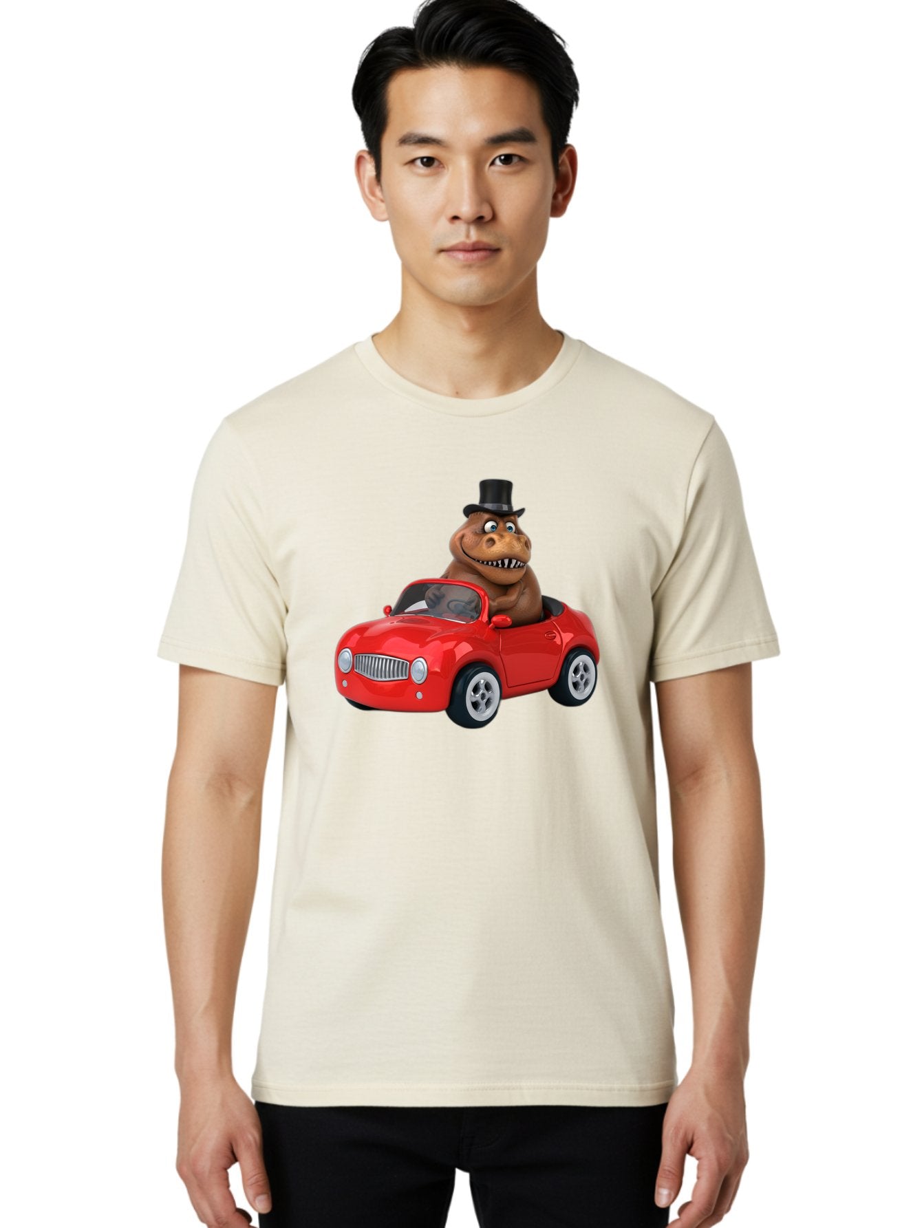 T-Rex-In-Convertible Men'S Graphic Tee, 100% Cotton, Comfortable Casual Summer Wear, Machine Washable, Vintage Camera, Old Camera, Antique Camera, Black Camera, Classic Photography, Photography Equipment, Nostalgic Device, Film Camera, Bai437 28