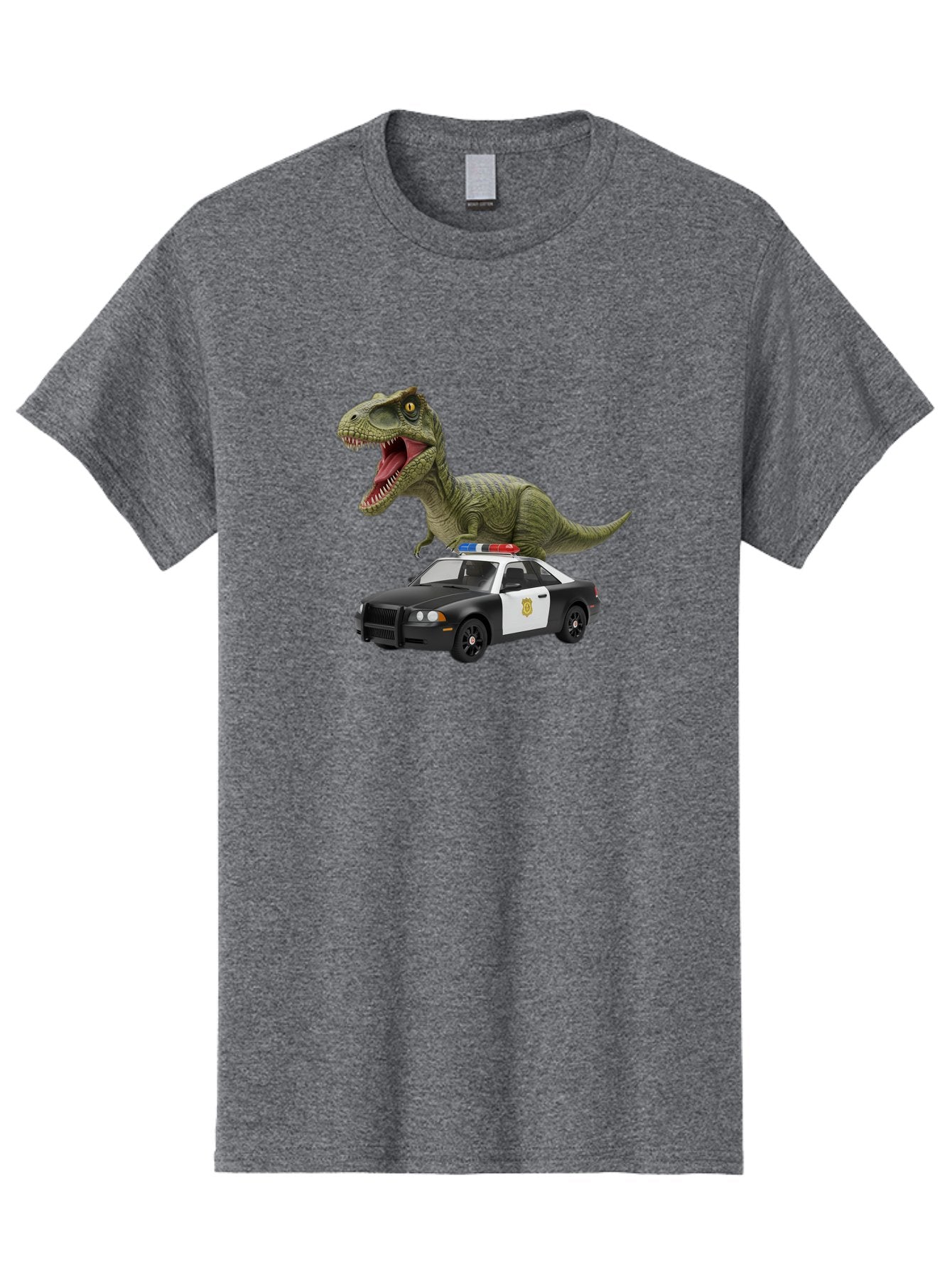 T-Rex-Police-Car Men'S Graphic Tee, 100% Cotton, Comfortable Casual Summer Wear, Machine Washable, Vintage Camera, Old Camera, Antique Camera, Black Camera, Classic Photography, Photography Equipment, Nostalgic Device, Film Camera, Camera Art Bai441 12