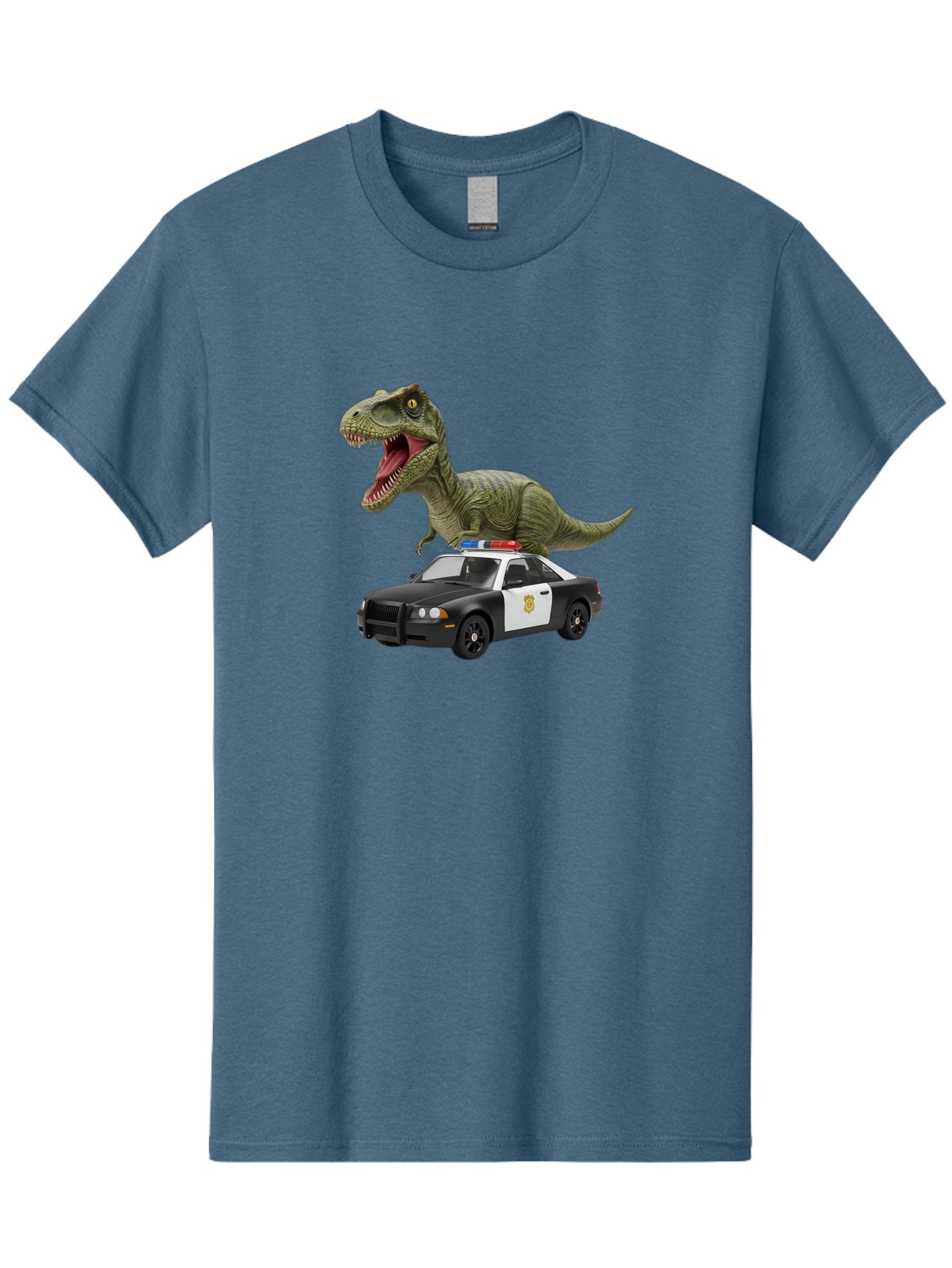 T-Rex-Police-Car Men'S Graphic Tee, 100% Cotton, Comfortable Casual Summer Wear, Machine Washable, Vintage Camera, Old Camera, Antique Camera, Black Camera, Classic Photography, Photography Equipment, Nostalgic Device, Film Camera, Camera Art Bai441 9